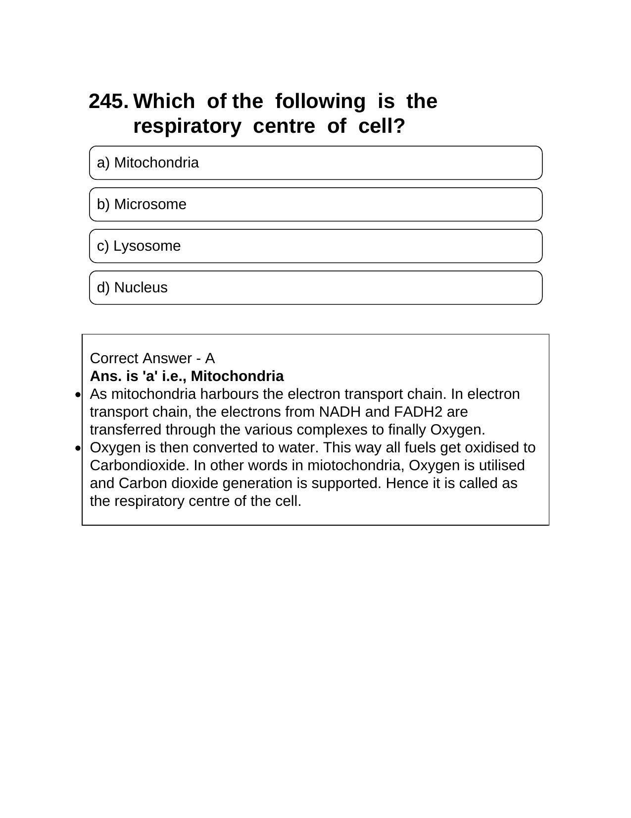 NEET PG 2016 Question Paper - Page 260