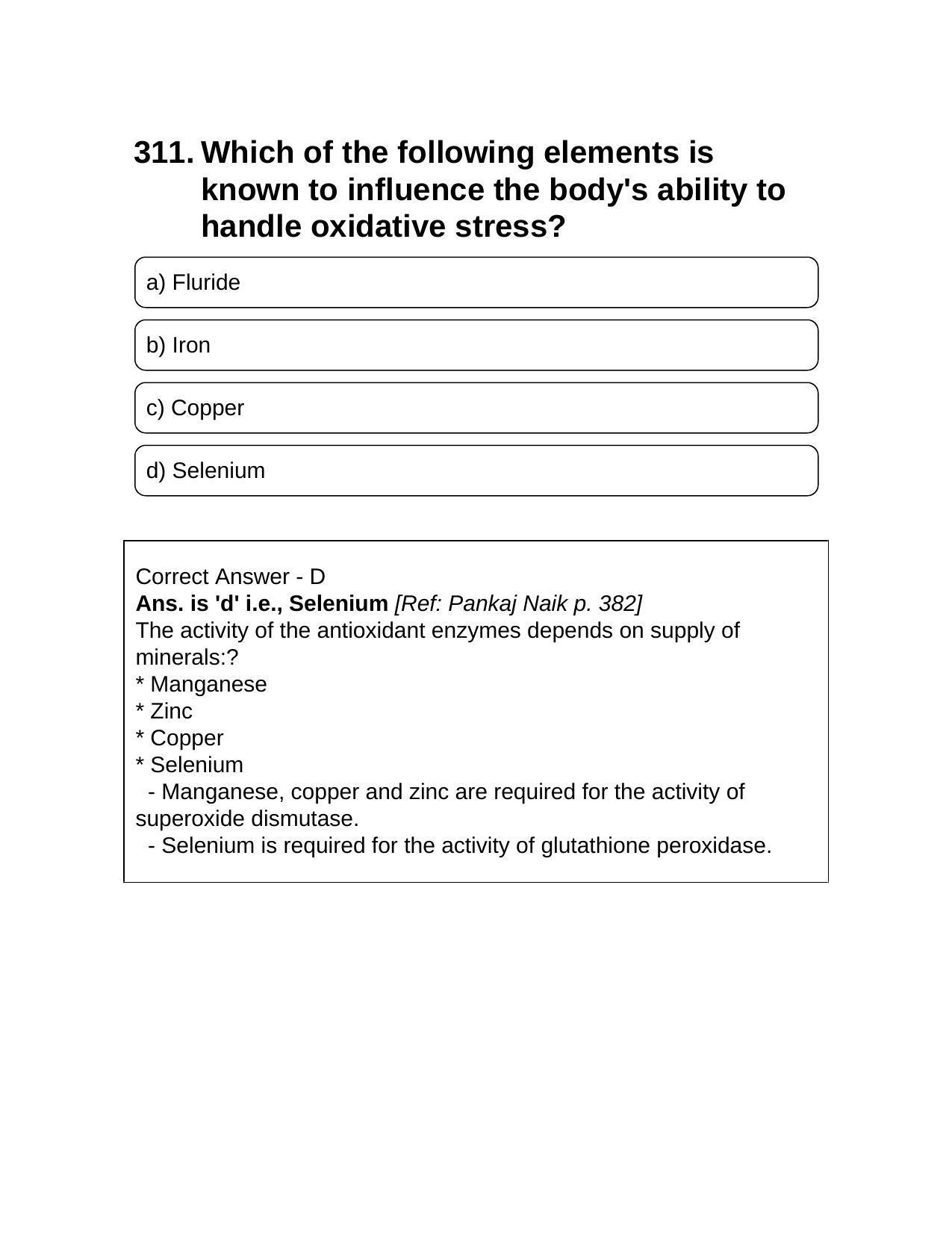 NEET PG 2016 Question Paper - Page 335