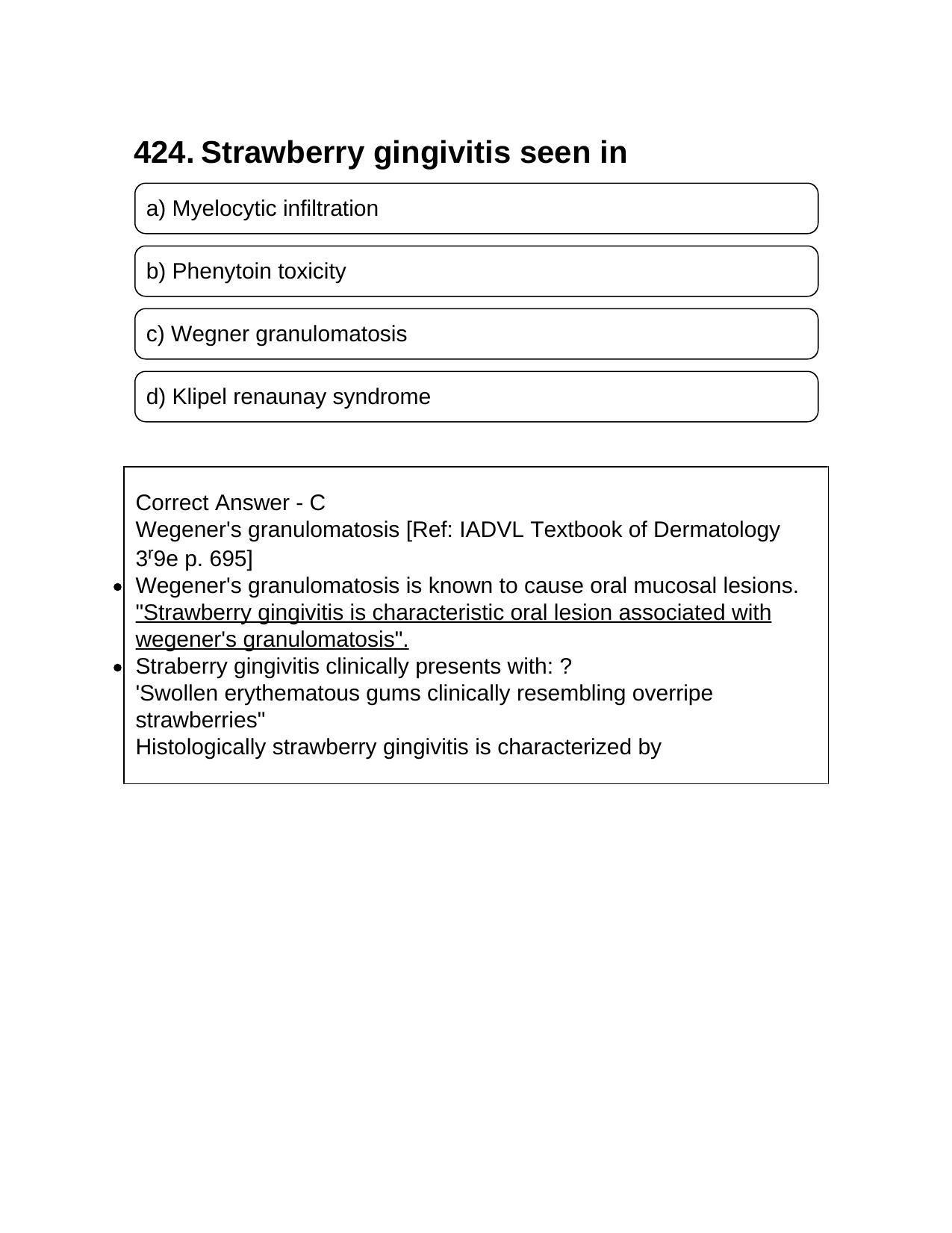 NEET PG 2016 Question Paper - Page 457