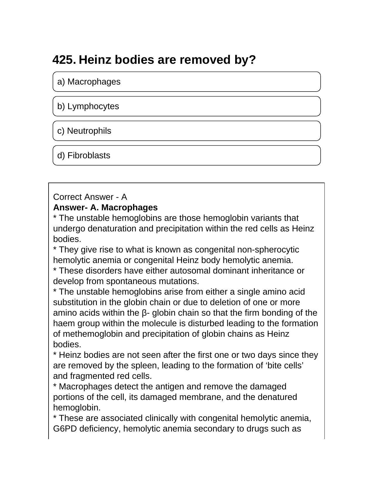 NEET PG 2016 Question Paper - Page 458