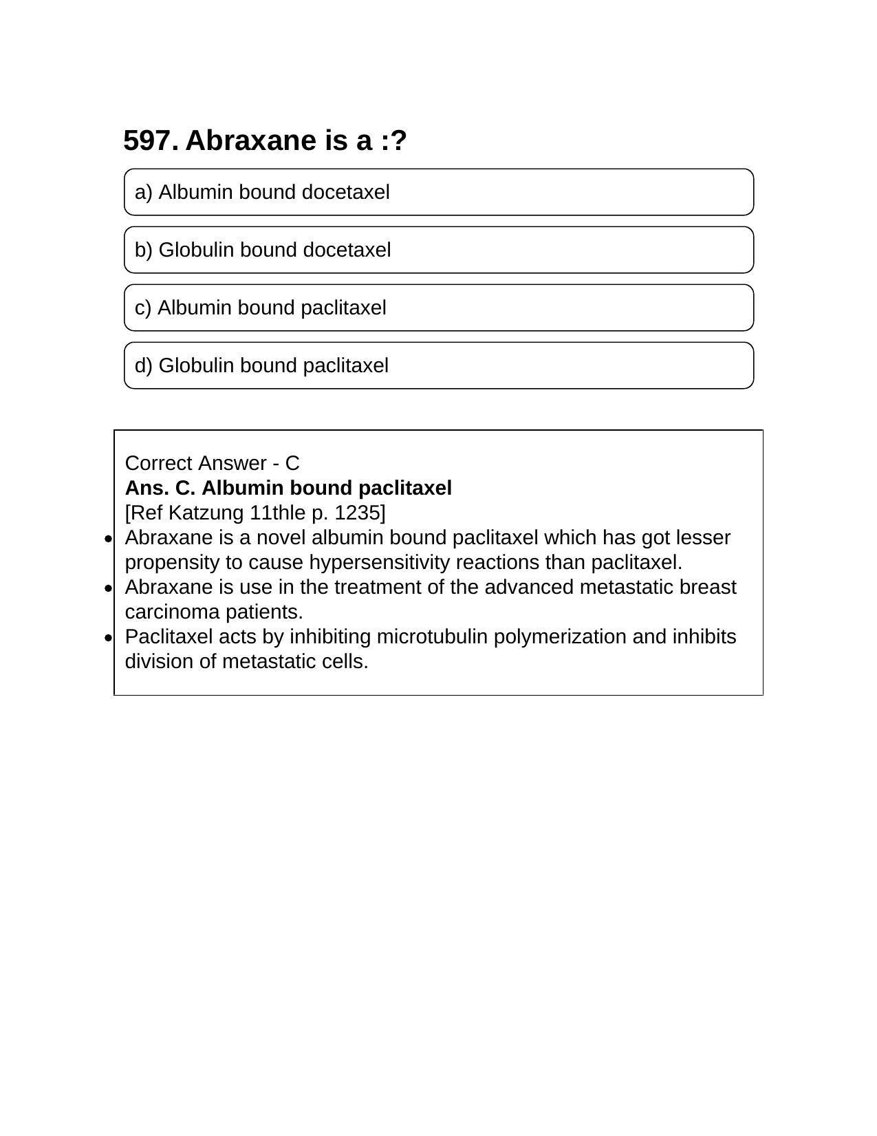 NEET PG 2016 Question Paper - Page 642