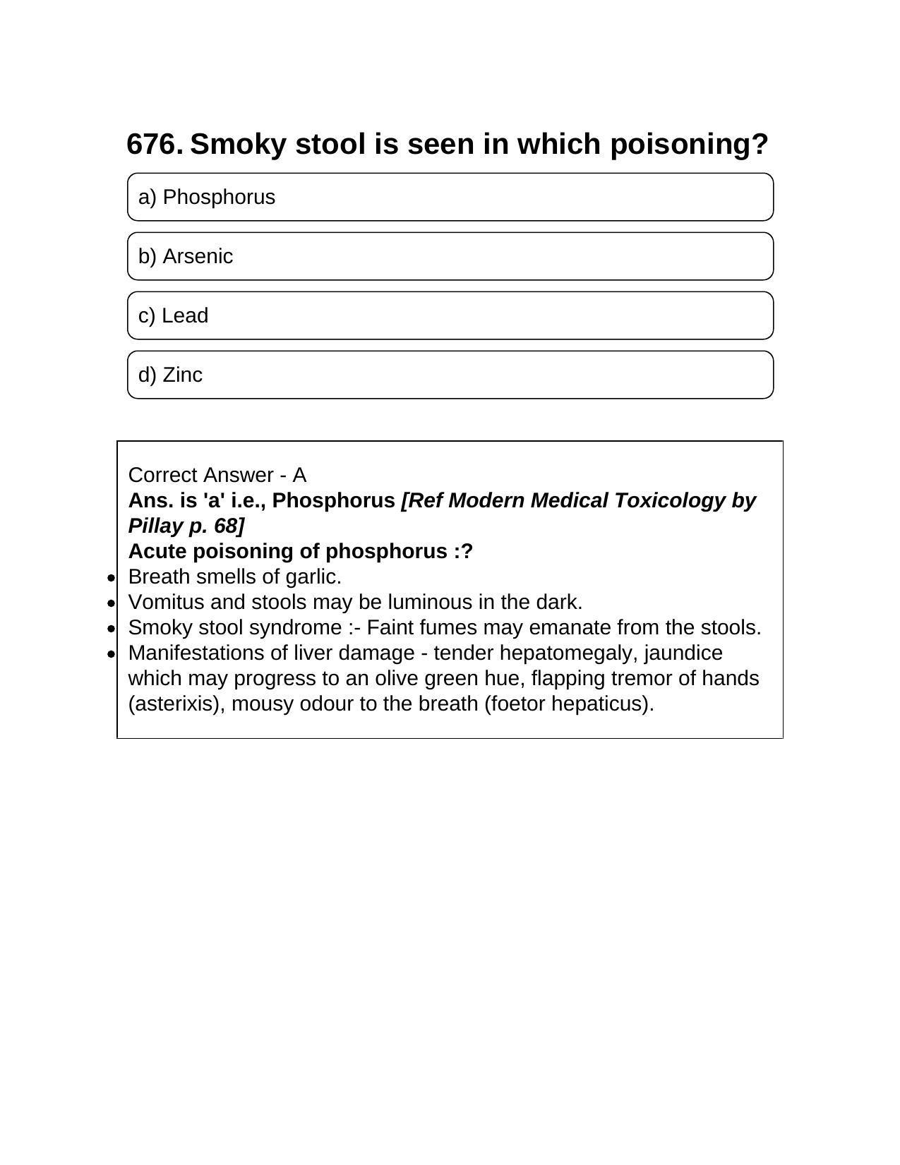 NEET PG 2016 Question Paper - Page 734