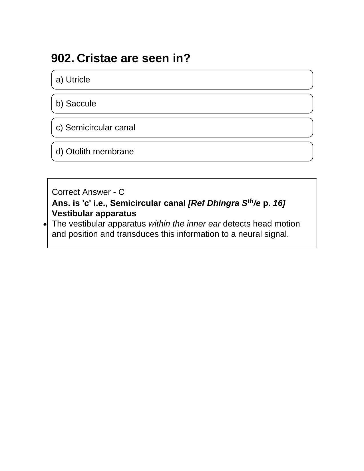 NEET PG 2016 Question Paper - Page 984