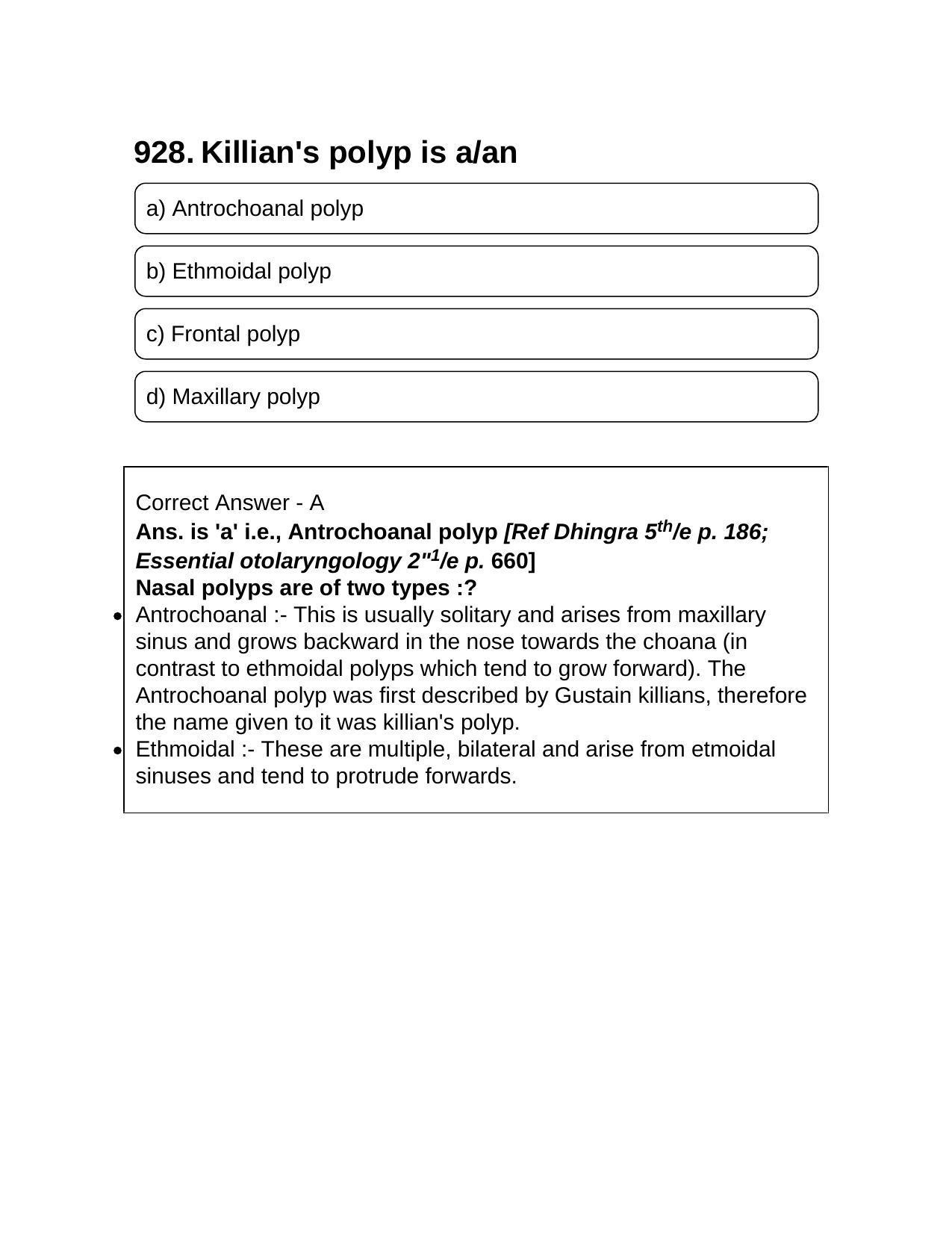 NEET PG 2016 Question Paper - Page 1013
