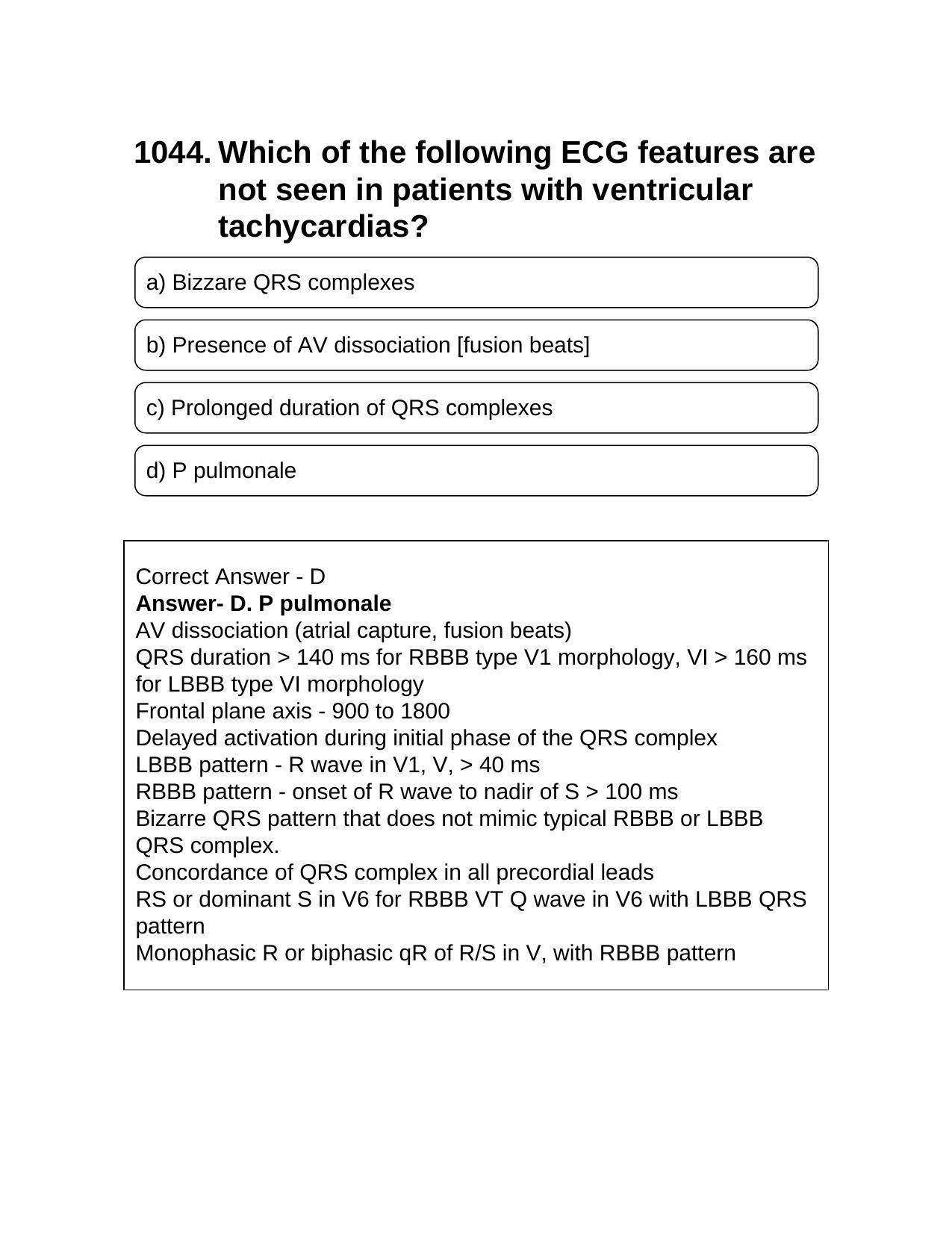 NEET PG 2016 Question Paper - Page 1140
