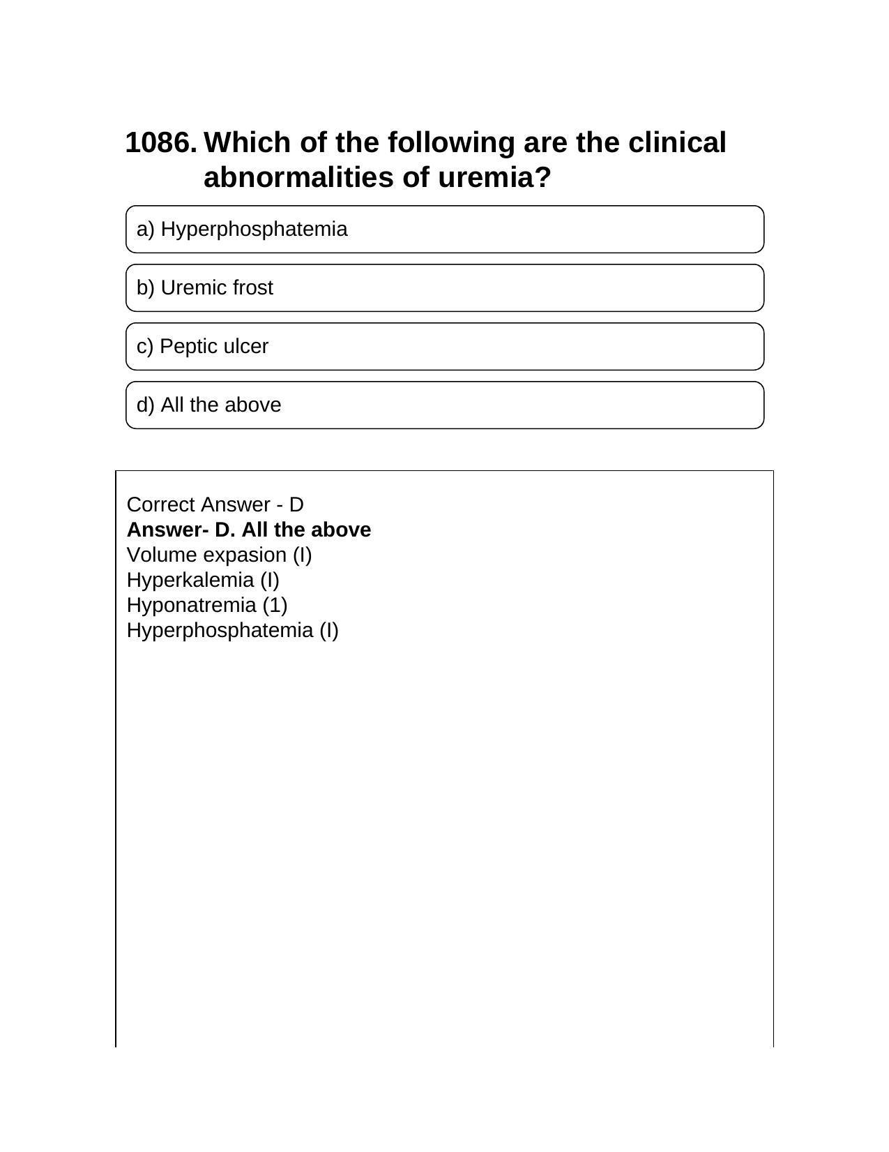 NEET PG 2016 Question Paper - Page 1182