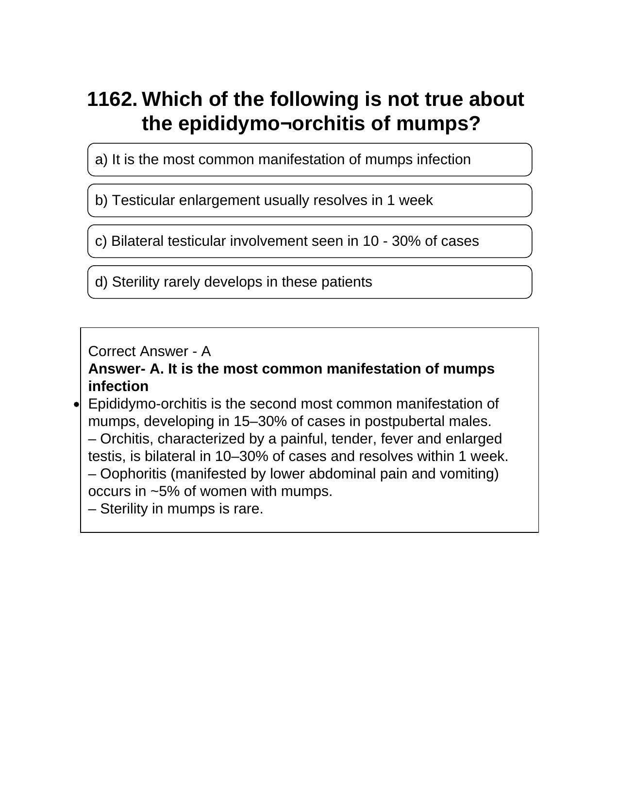 NEET PG 2016 Question Paper - Page 1264