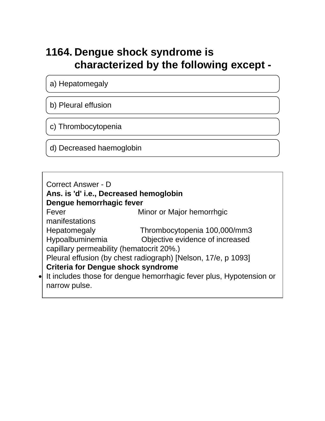 NEET PG 2016 Question Paper - Page 1266