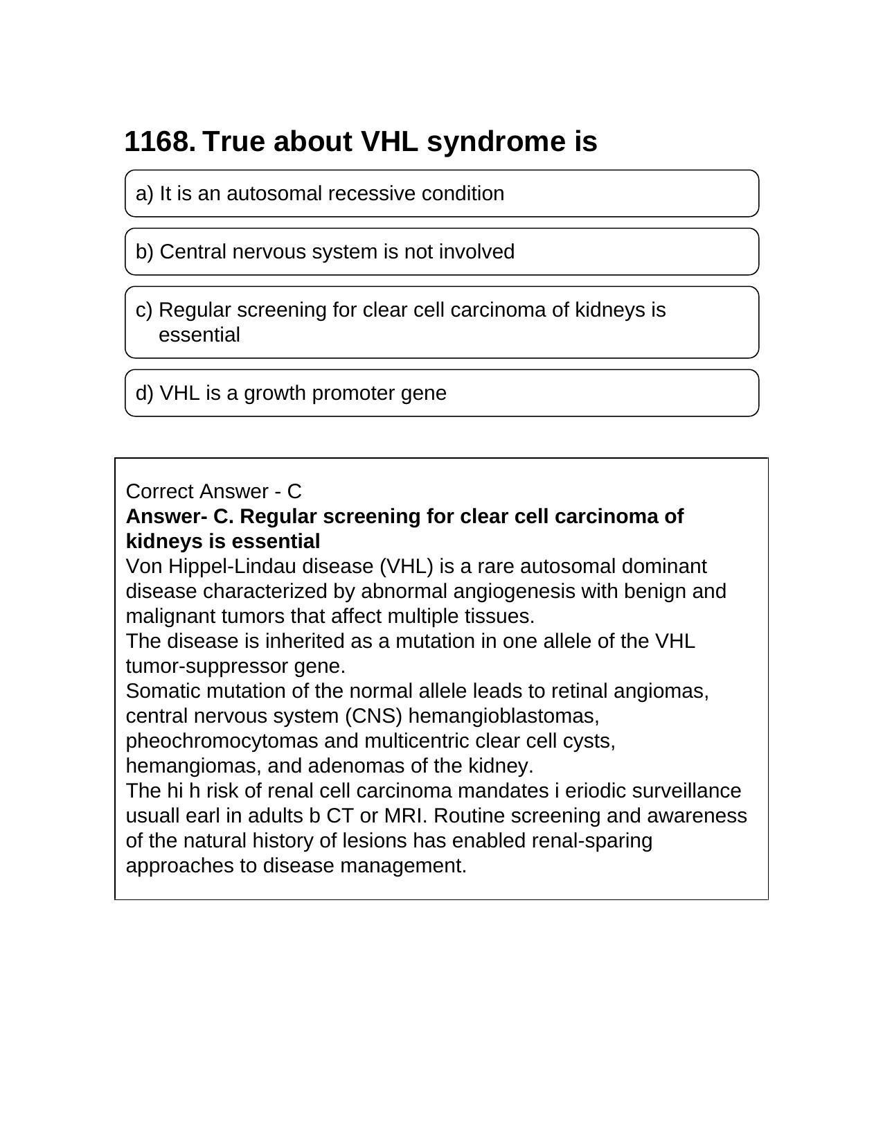 NEET PG 2016 Question Paper - Page 1270