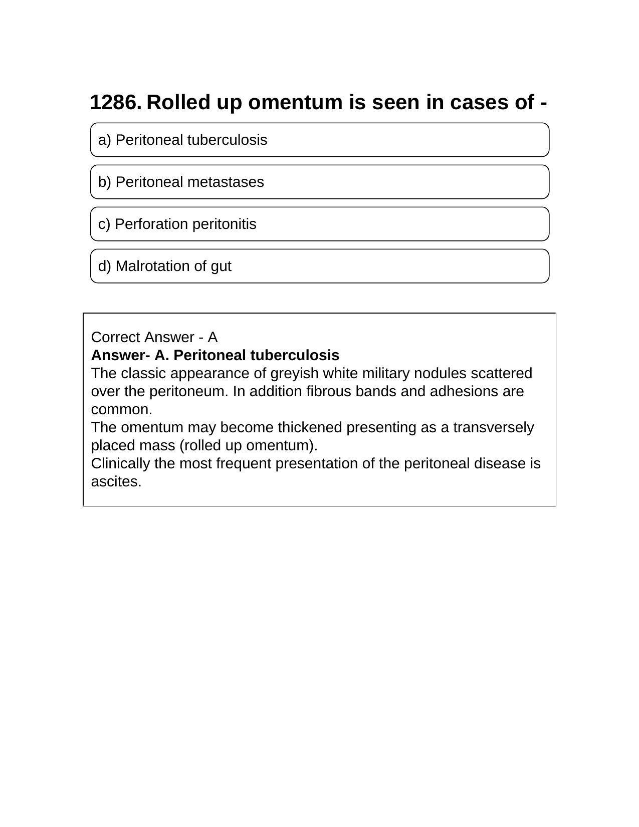 NEET PG 2016 Question Paper - Page 1396