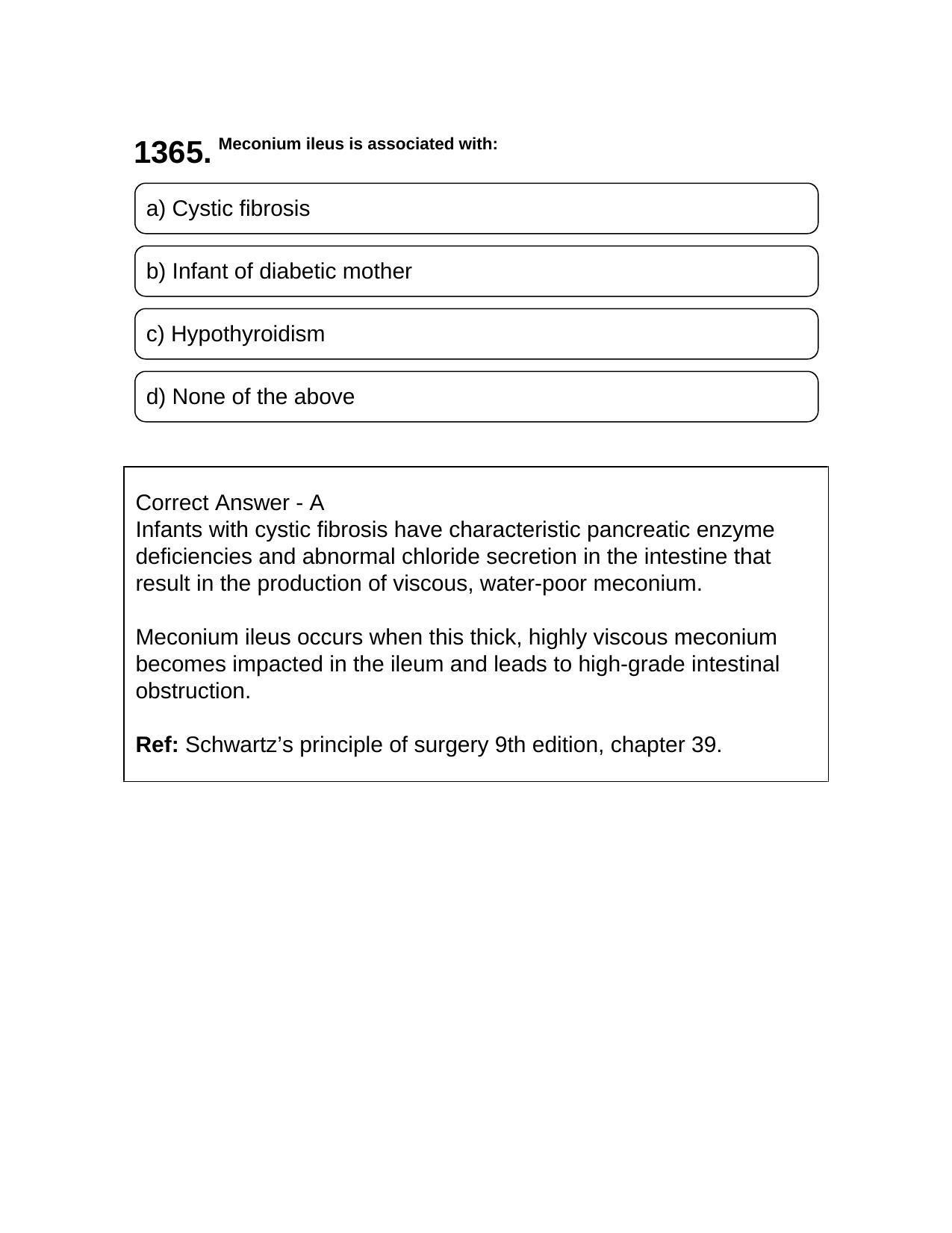 NEET PG 2016 Question Paper - Page 1481