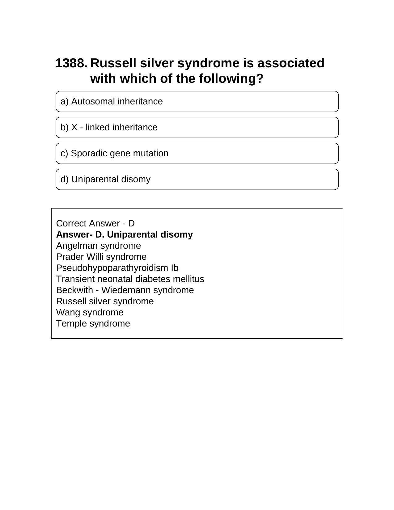 NEET PG 2016 Question Paper - Page 1505