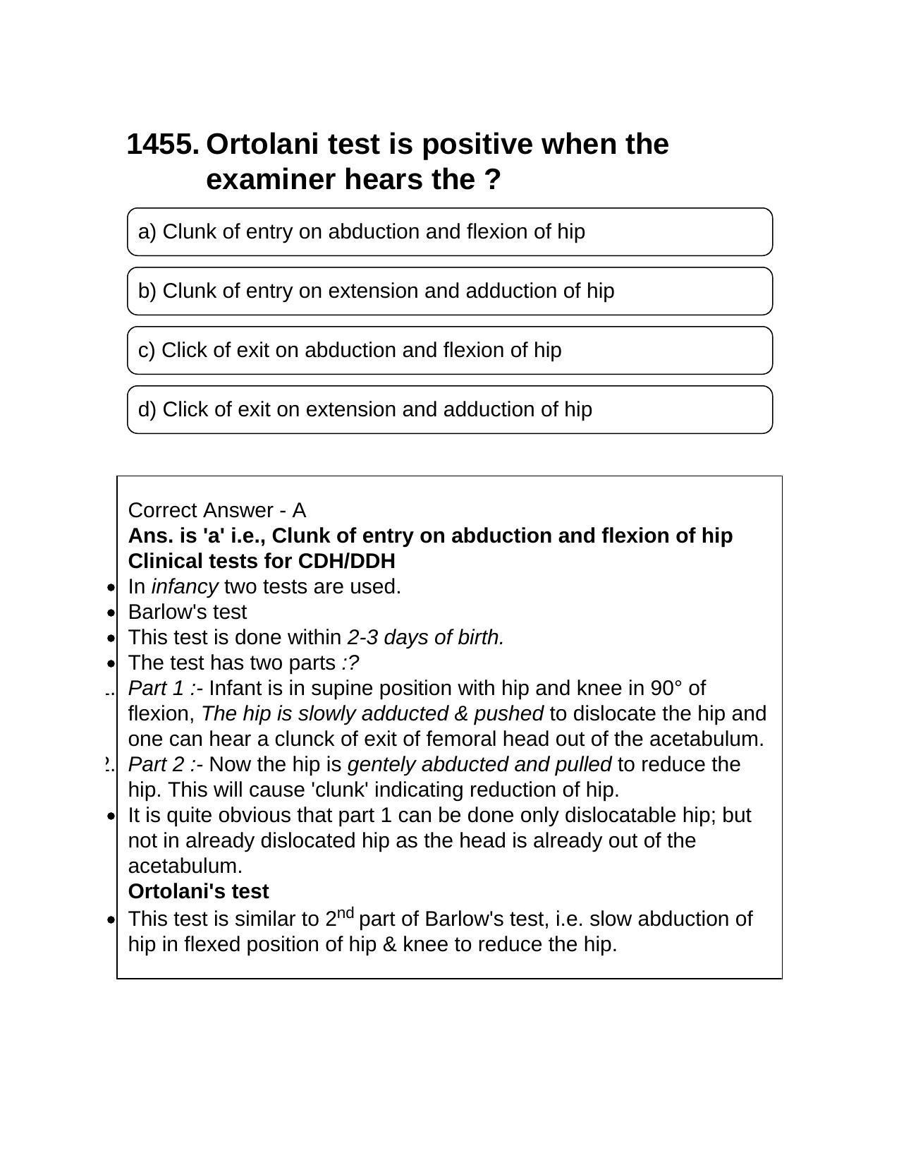 NEET PG 2016 Question Paper - Page 1573