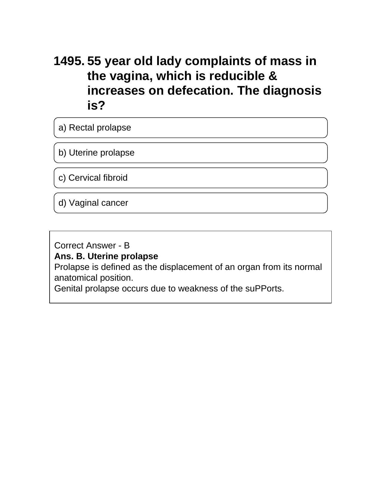 NEET PG 2016 Question Paper - Page 1616