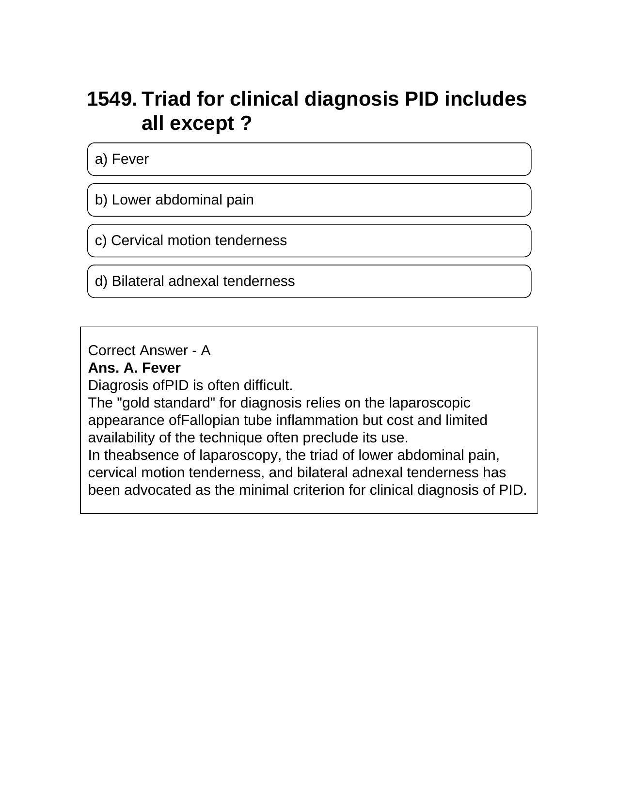 NEET PG 2016 Question Paper - Page 1671