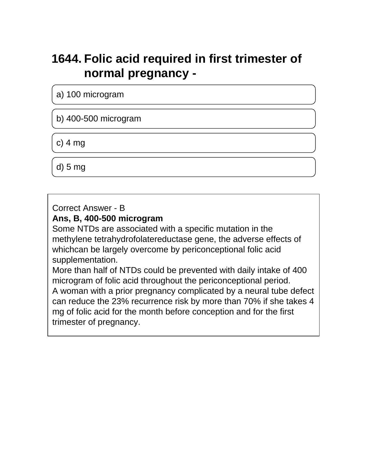 NEET PG 2016 Question Paper - Page 1766