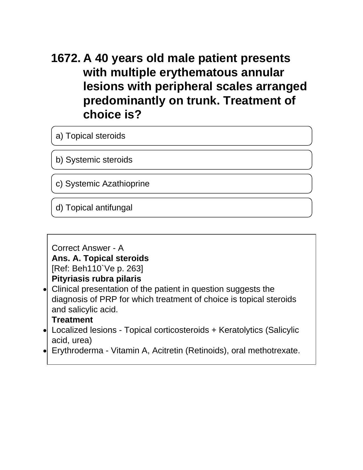NEET PG 2016 Question Paper - Page 1796