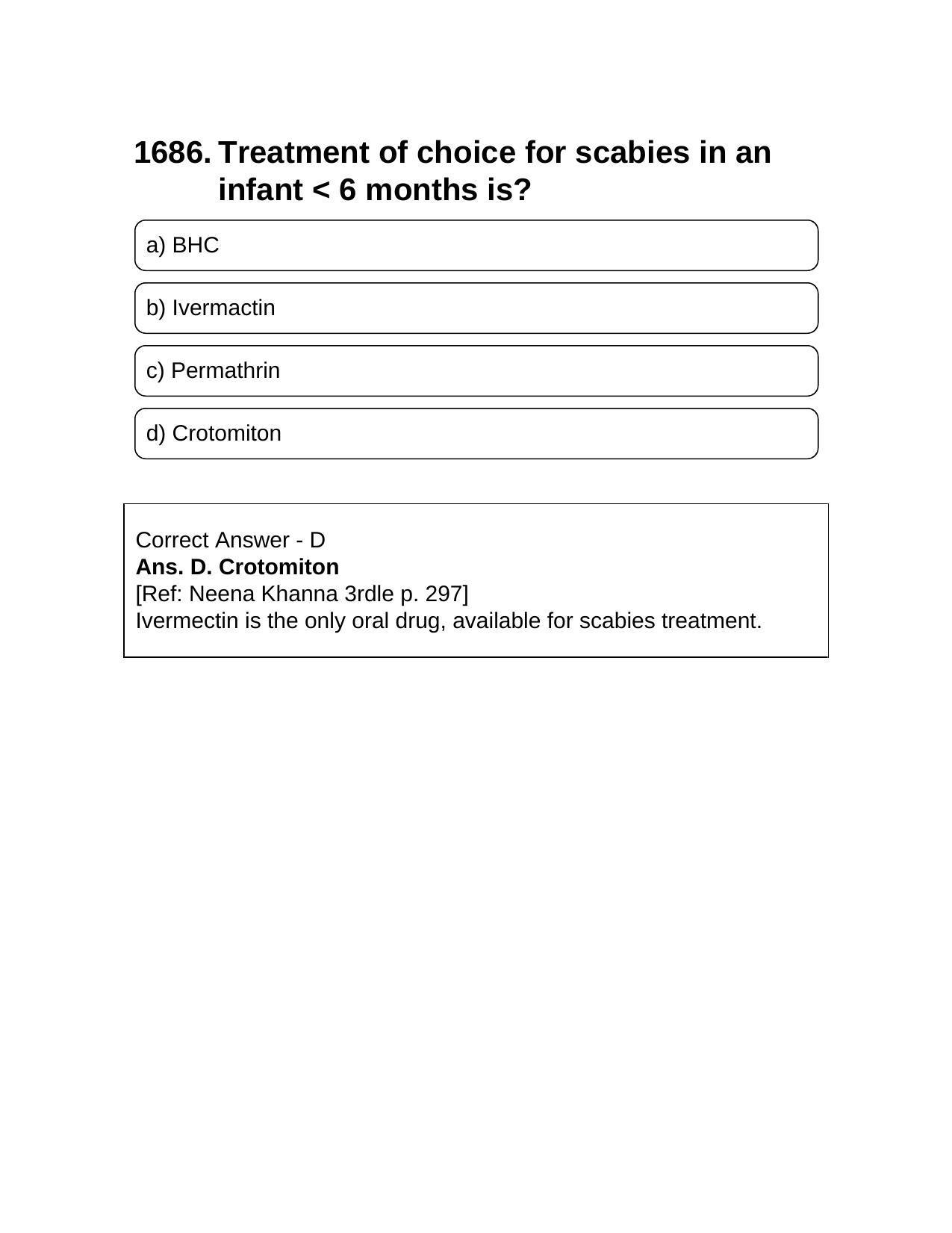 NEET PG 2016 Question Paper - Page 1810