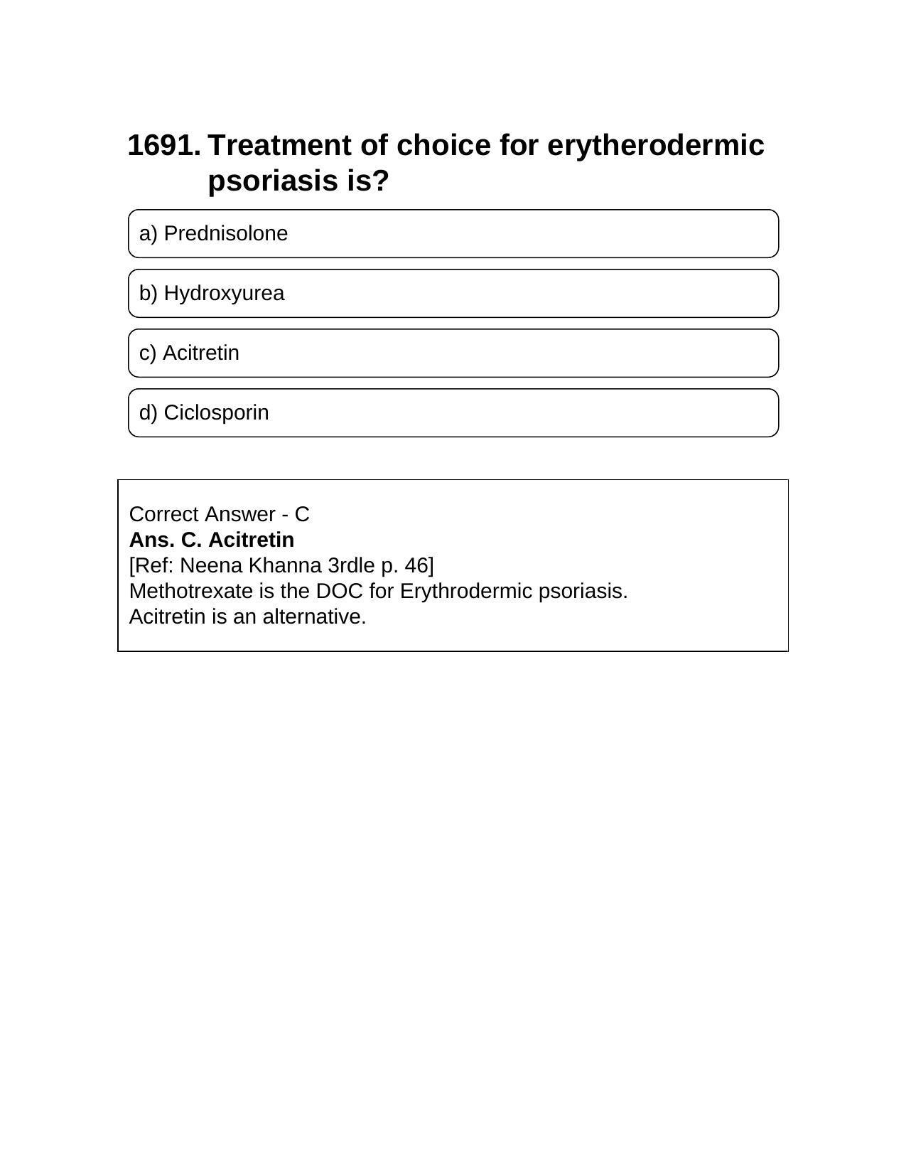 NEET PG 2016 Question Paper - Page 1815