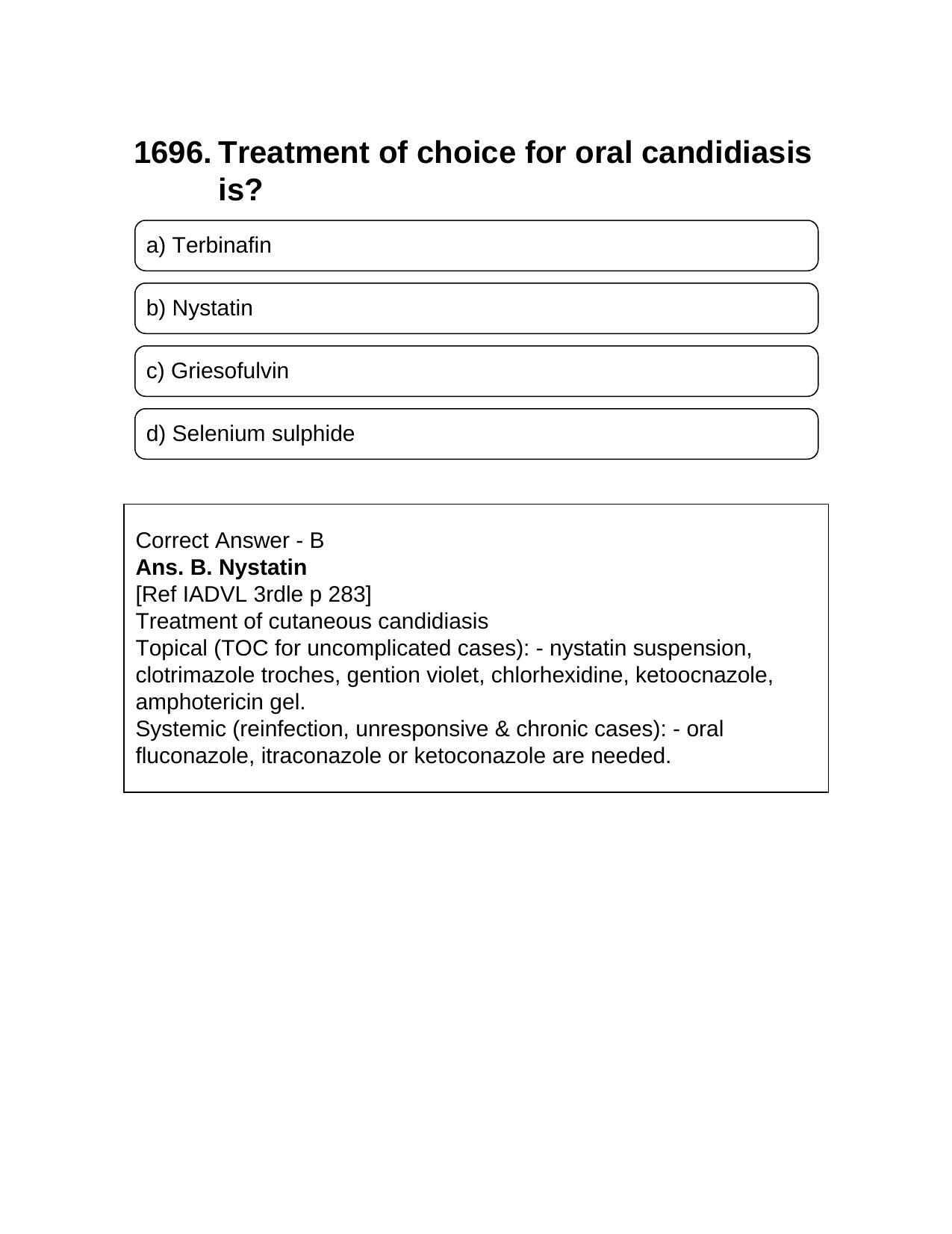NEET PG 2016 Question Paper - Page 1820