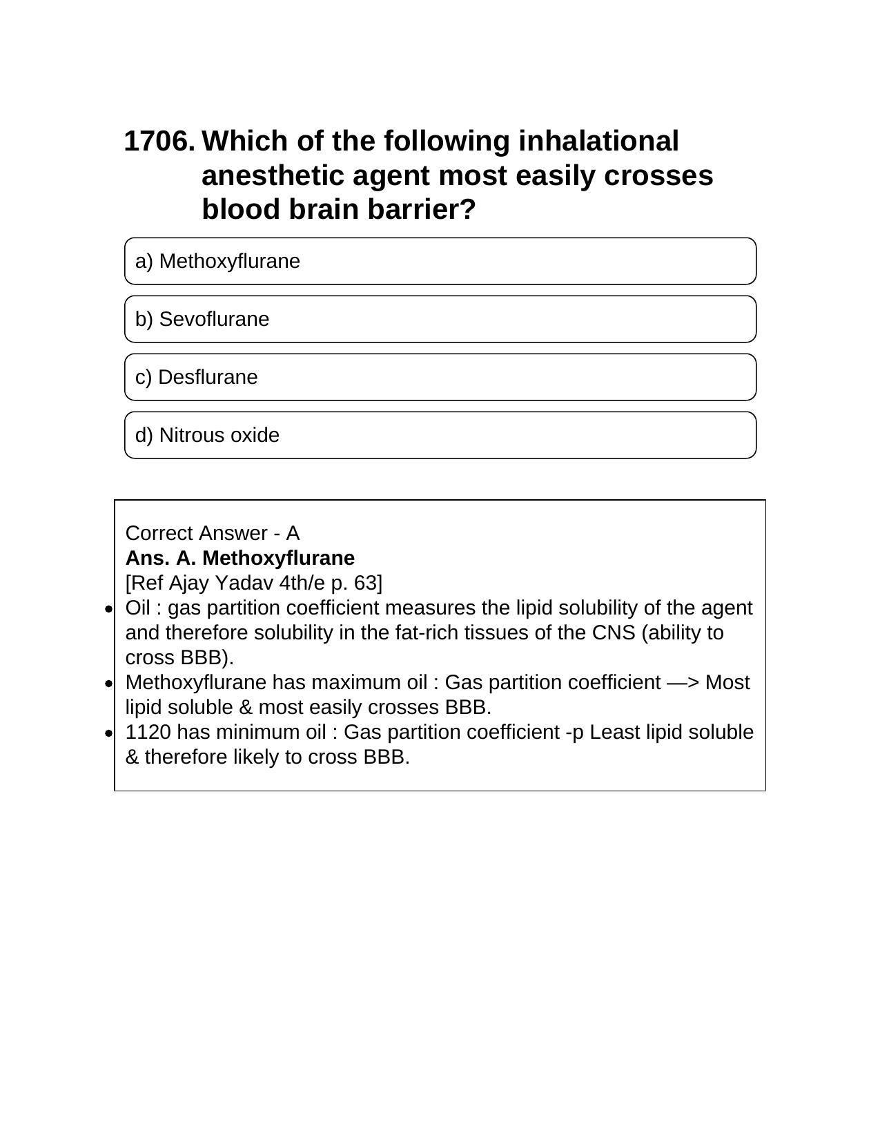 NEET PG 2016 Question Paper - Page 1831