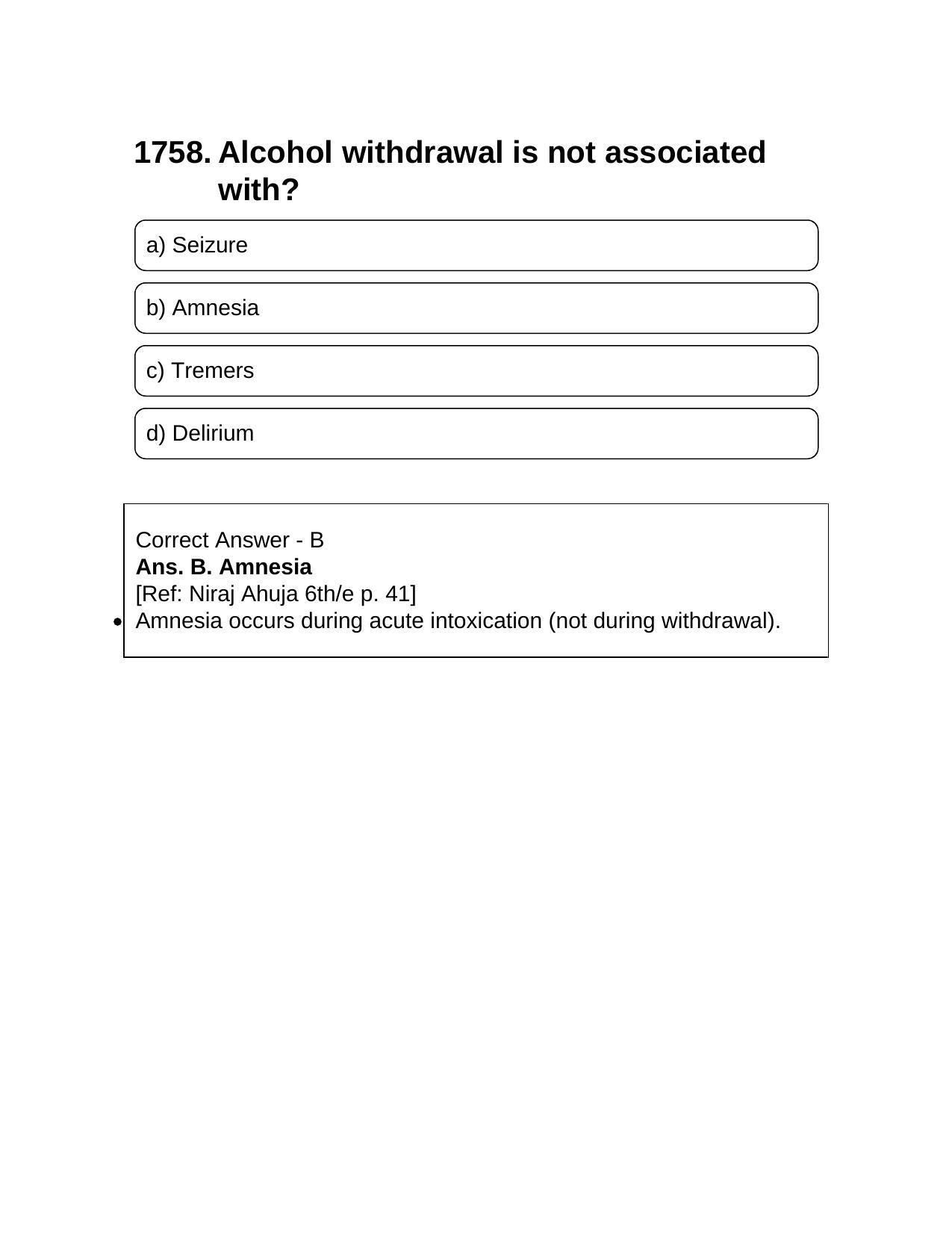 NEET PG 2016 Question Paper - Page 1886