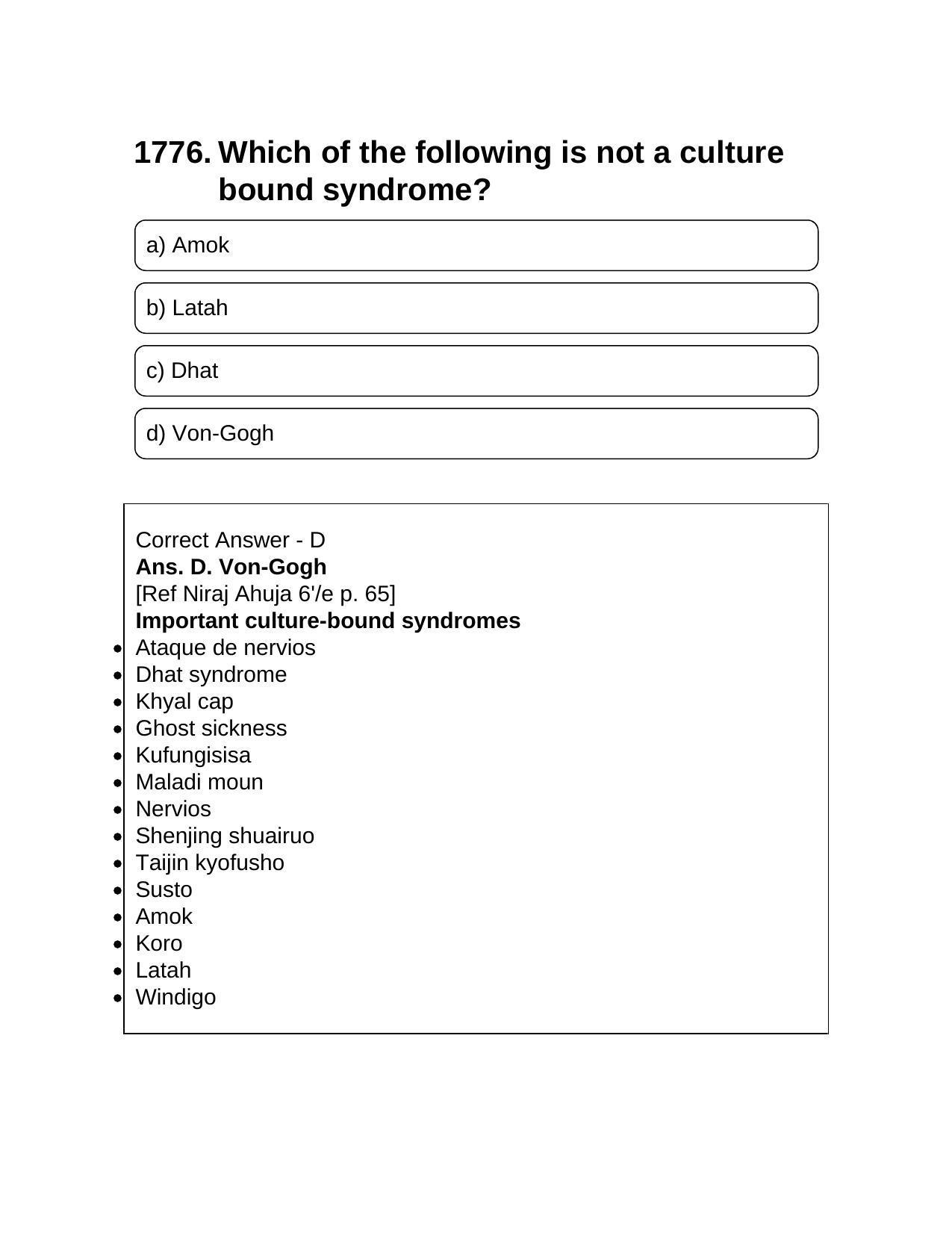 NEET PG 2016 Question Paper - Page 1906