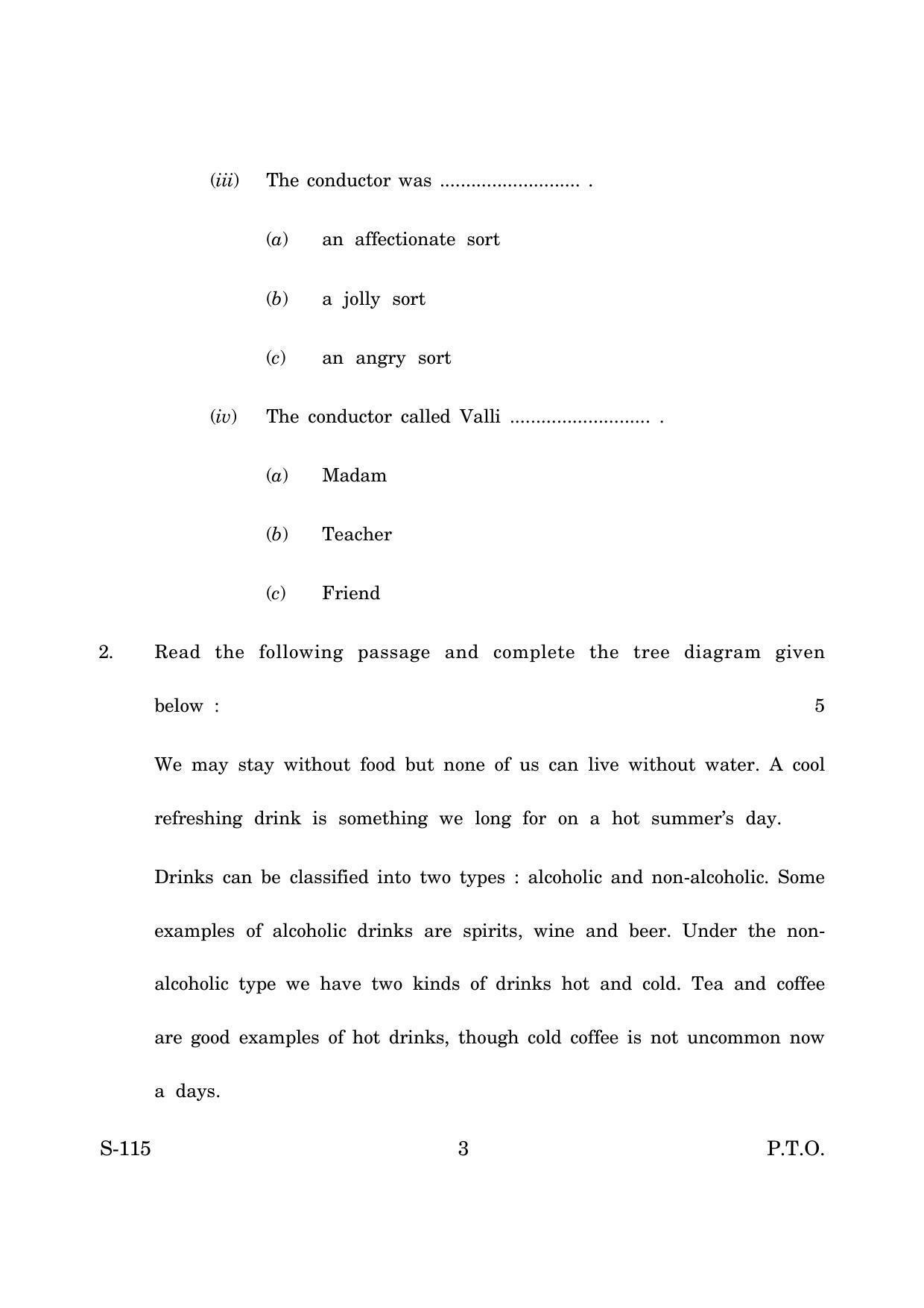 Goa Board Class 10 Functional English Fl Cwsn  (March 2019) Question Paper - Page 3