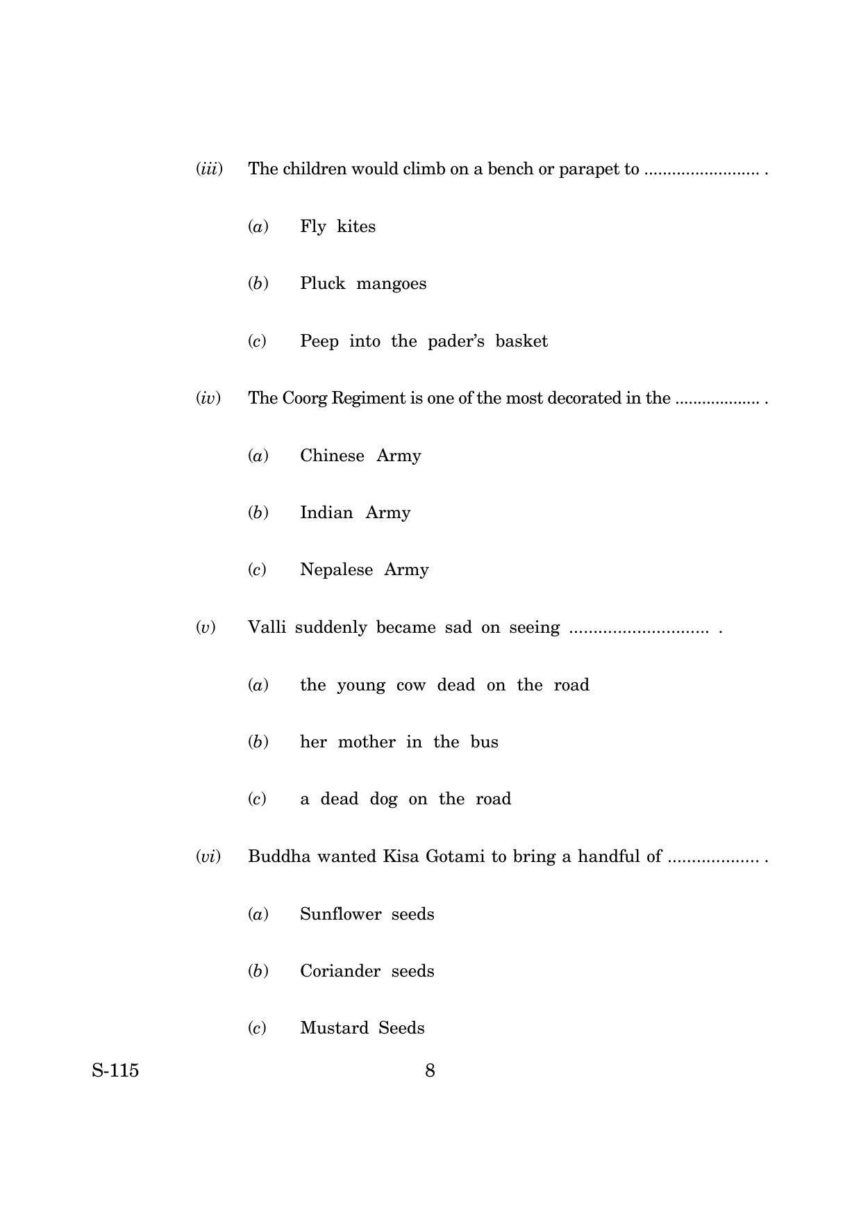 Goa Board Class 10 Functional English Fl Cwsn  (March 2019) Question Paper - Page 8
