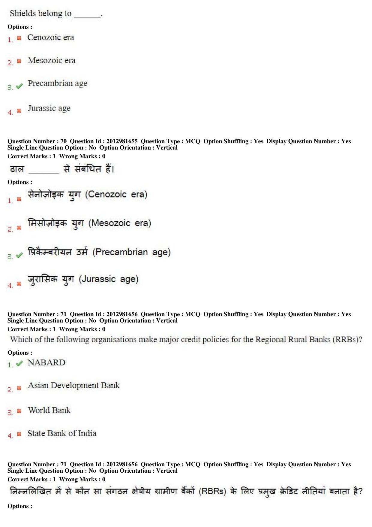 MP CPCT 16th Feb 2019 CPCT Question Paper Shift 2 - Page 52