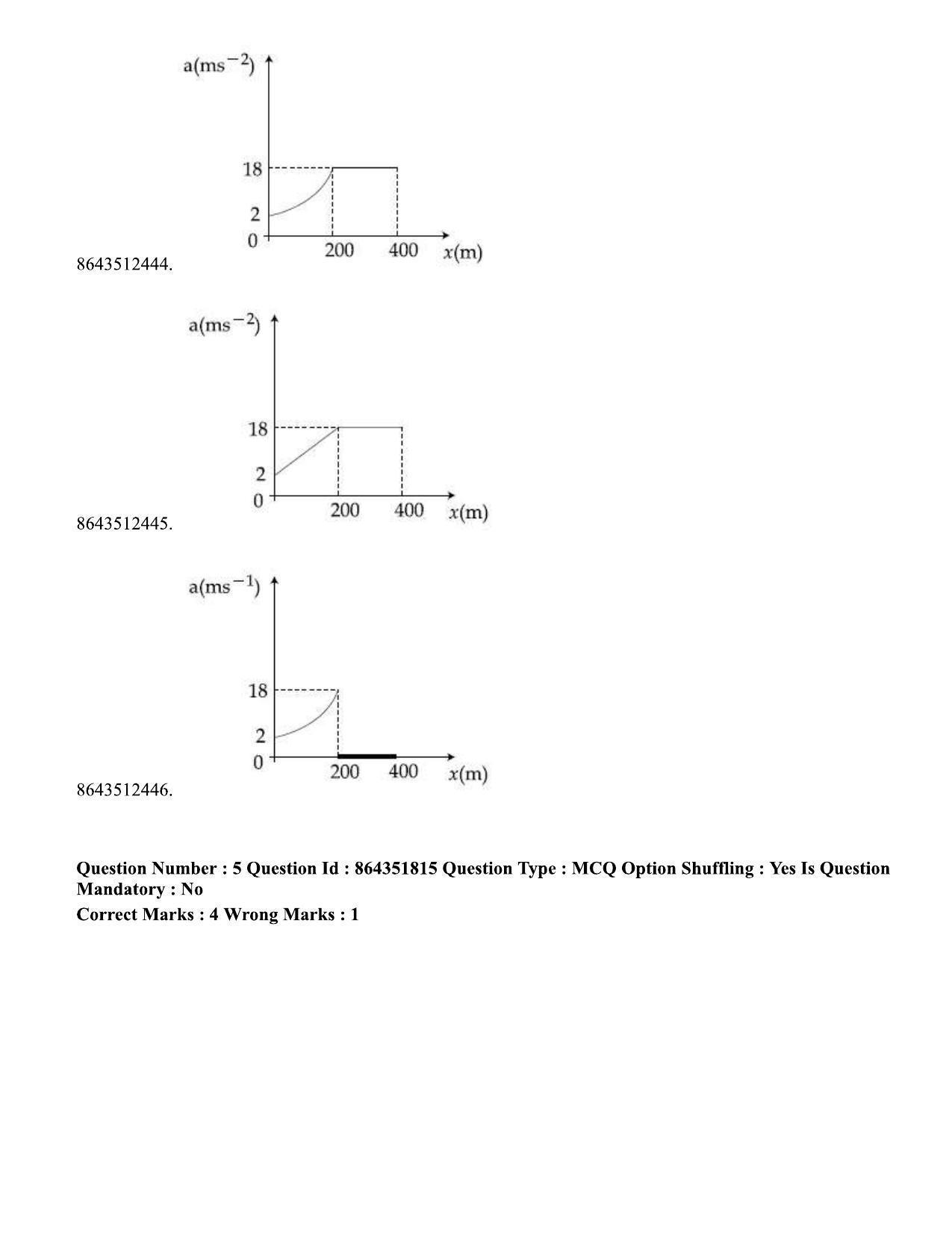 JEE Mains 2021:BTech EG (Shift 1) 16-03-2021 Question Paper - Page 7