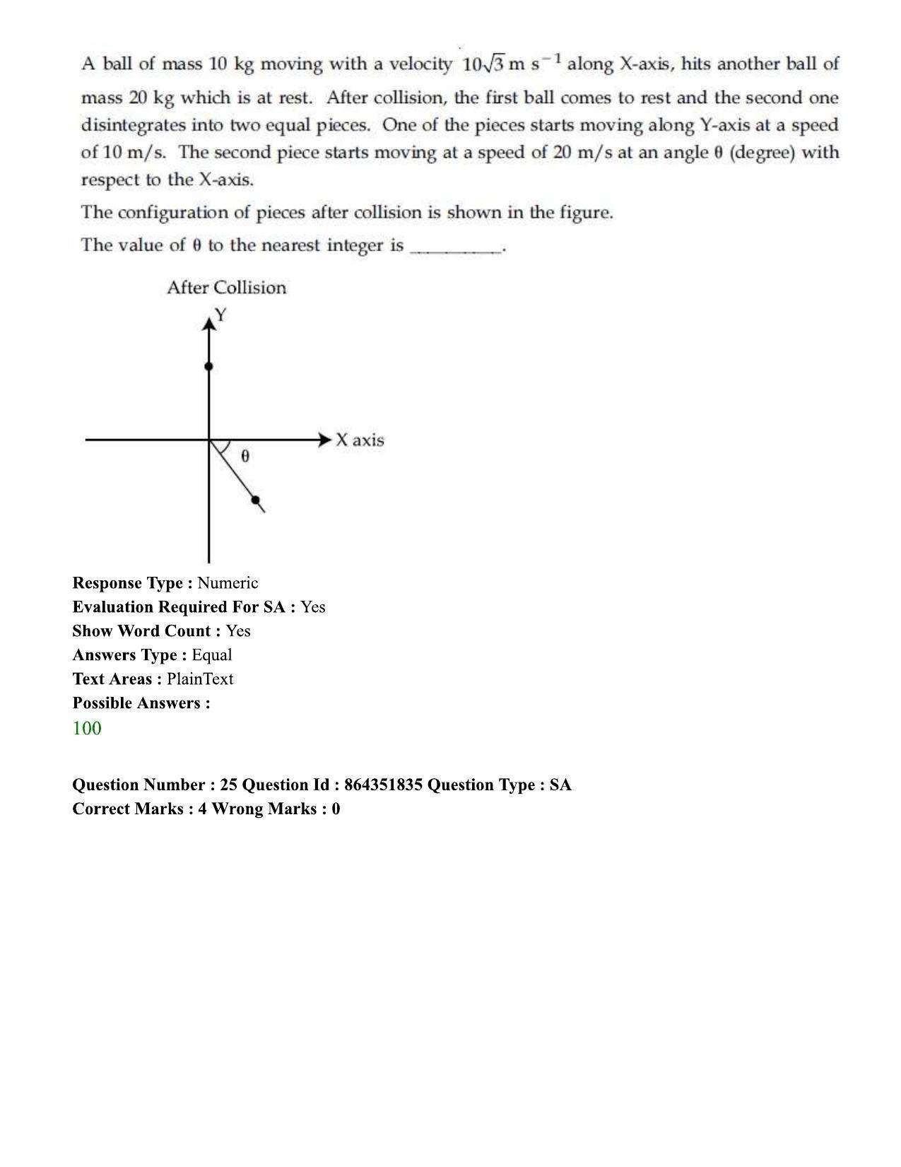 JEE Mains 2021:BTech EG (Shift 1) 16-03-2021 Question Paper - Page 30