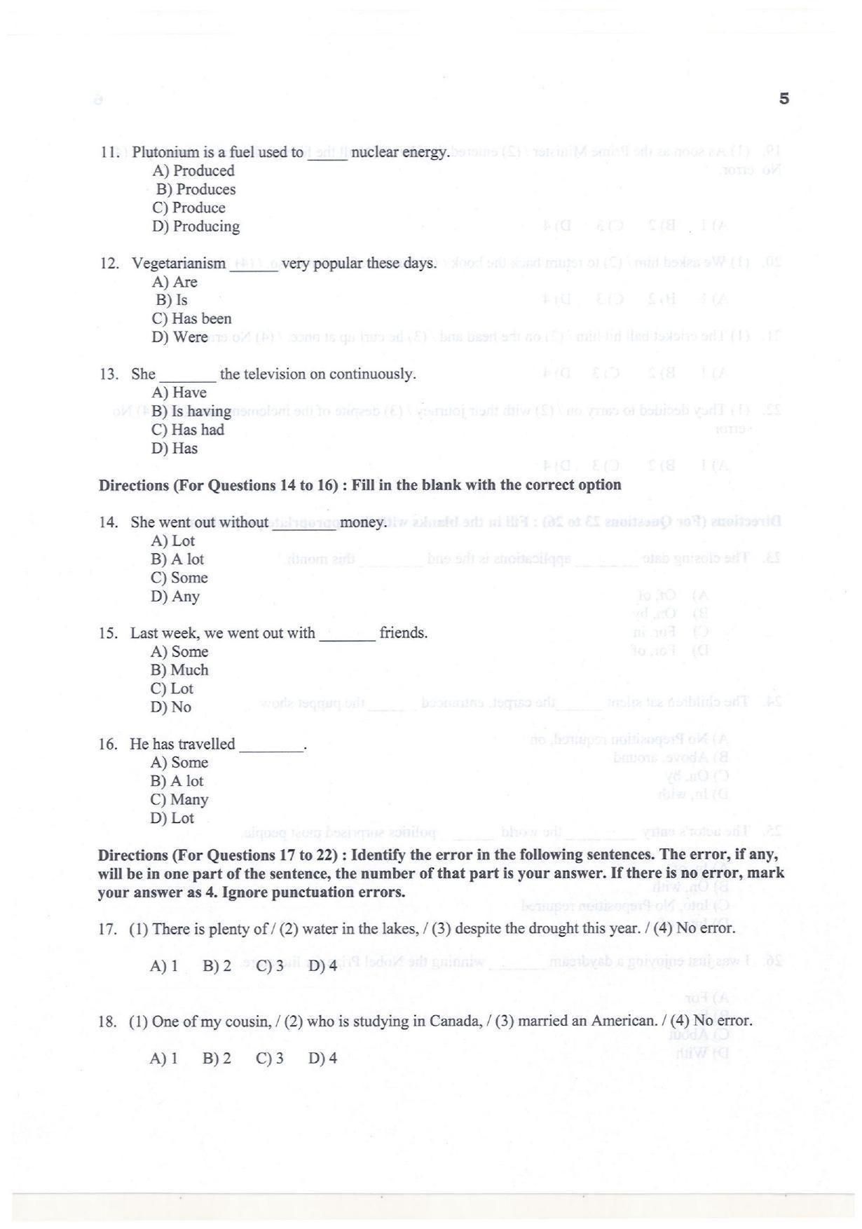 KMAT Question Papers - April 2018 - Page 3