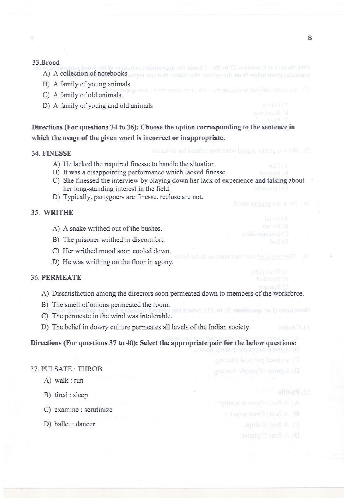 KMAT Question Papers - April 2018 - Page 6