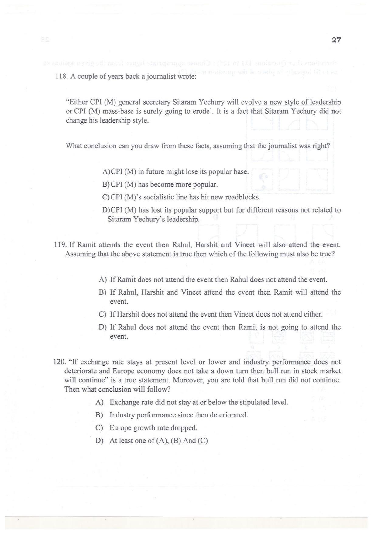 KMAT Question Papers - April 2018 - Page 25