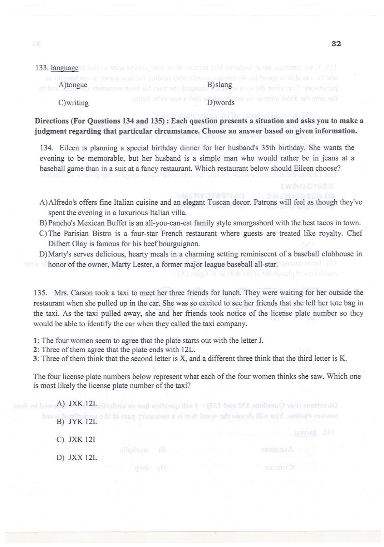 KMAT Question Papers - April 2018 - Page 30