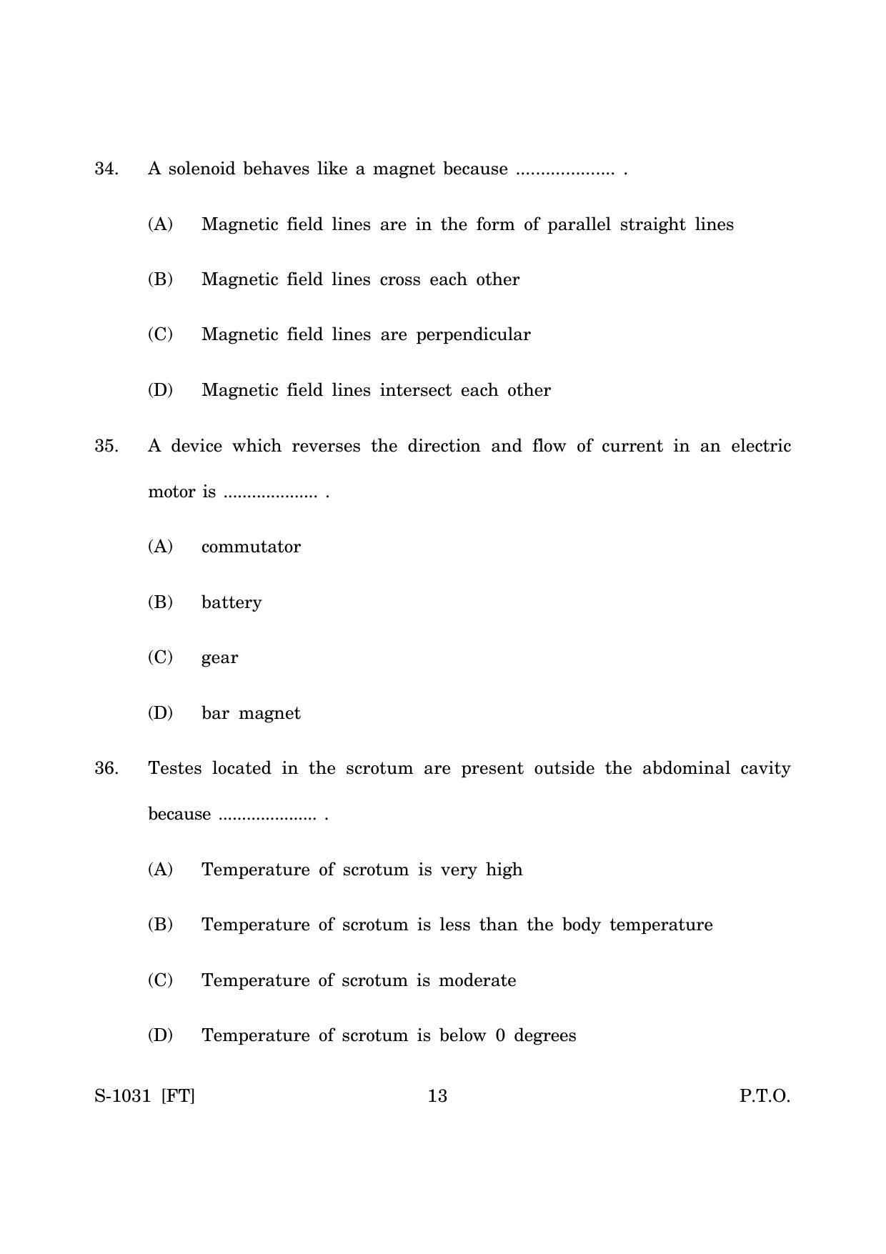 Goa Board Class 10 Science (E) (November 2022) Question Paper - Page 13