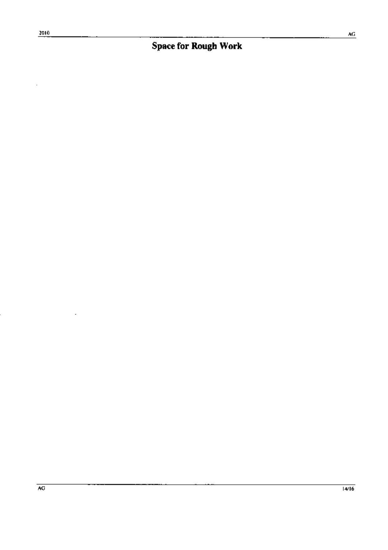 GATE 2010 Agricultural Engineering (AG) Question Paper with Answer Key - Page 14