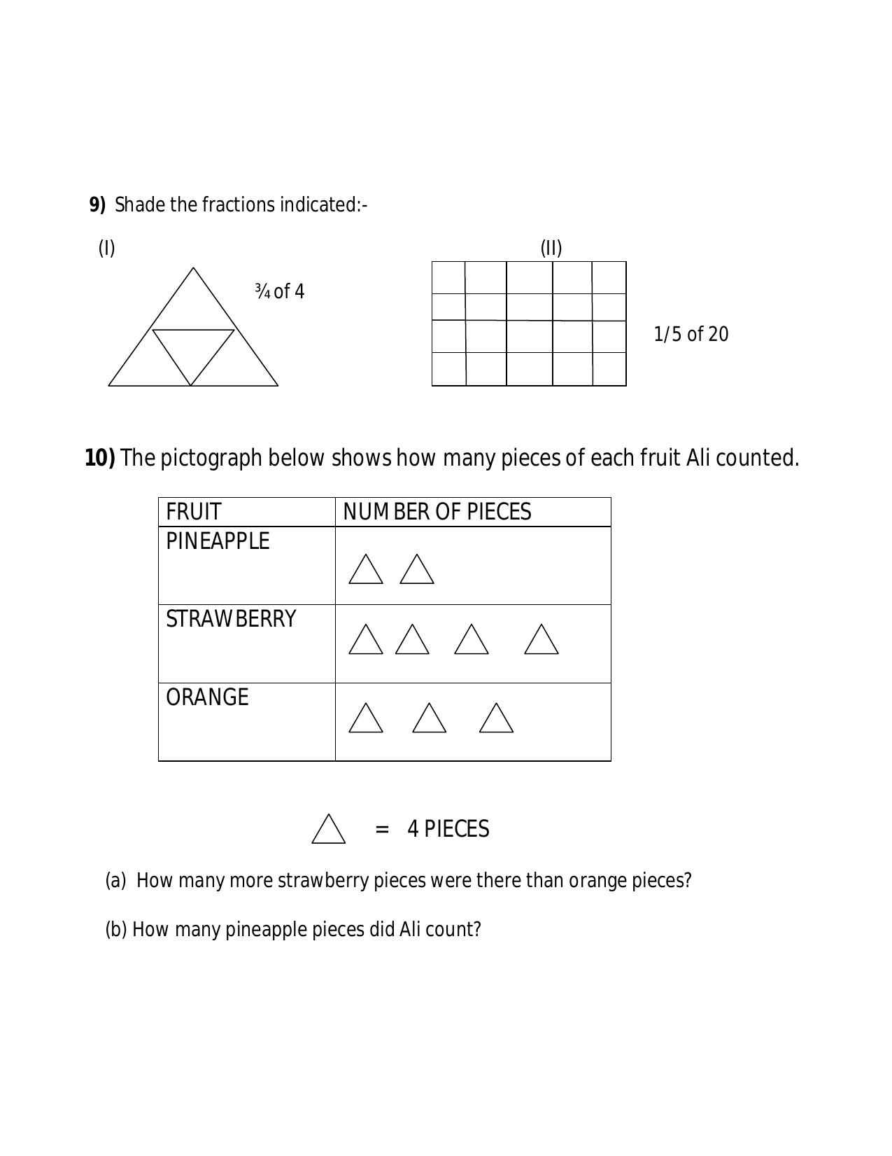 Worksheet for Class 5 Maths Assignment 16 - Page 8