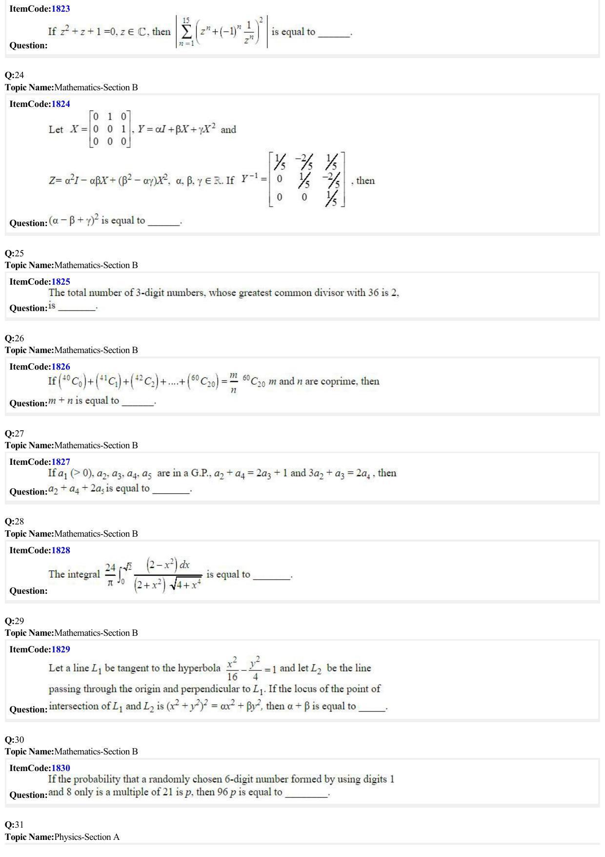 JEE Mains 2022: BTech English (Shift 2) 26-06-2022 Question Paper - Page 6