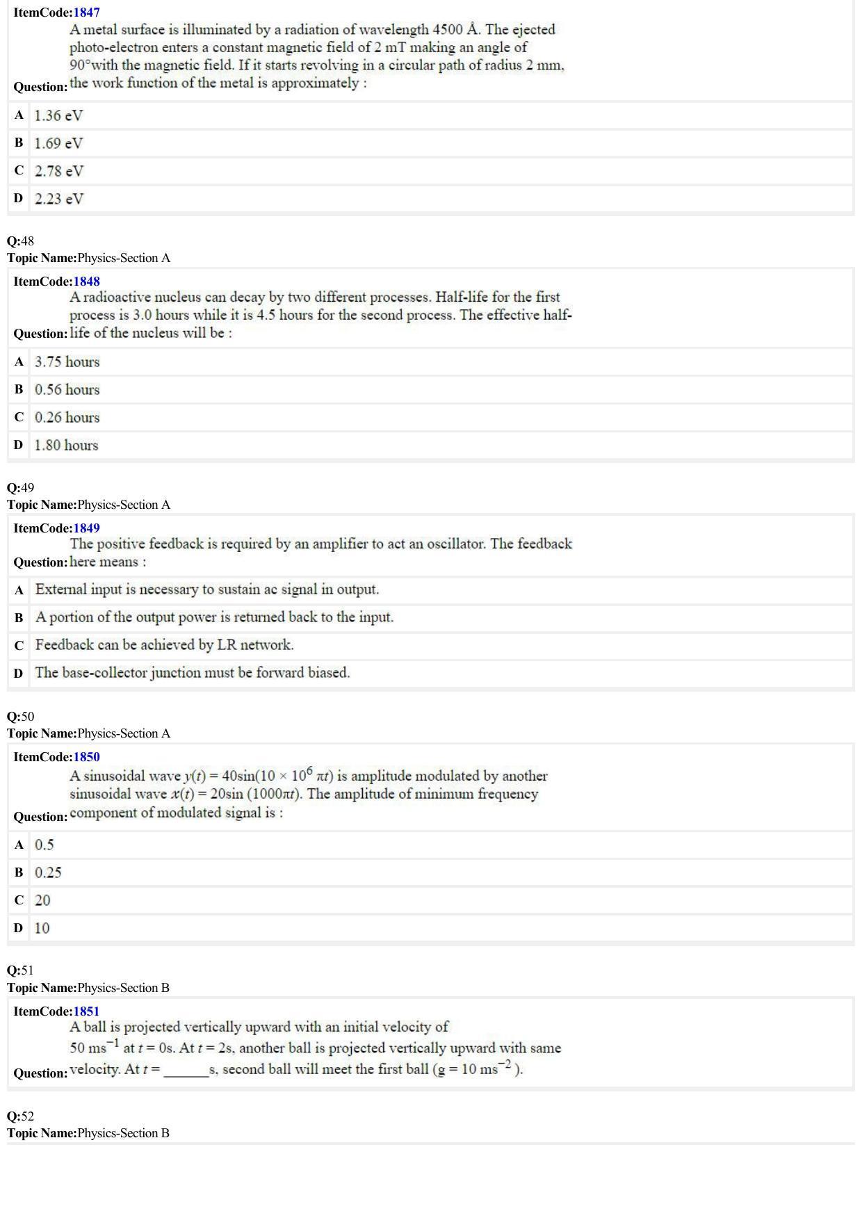 JEE Mains 2022: BTech English (Shift 2) 26-06-2022 Question Paper - Page 12