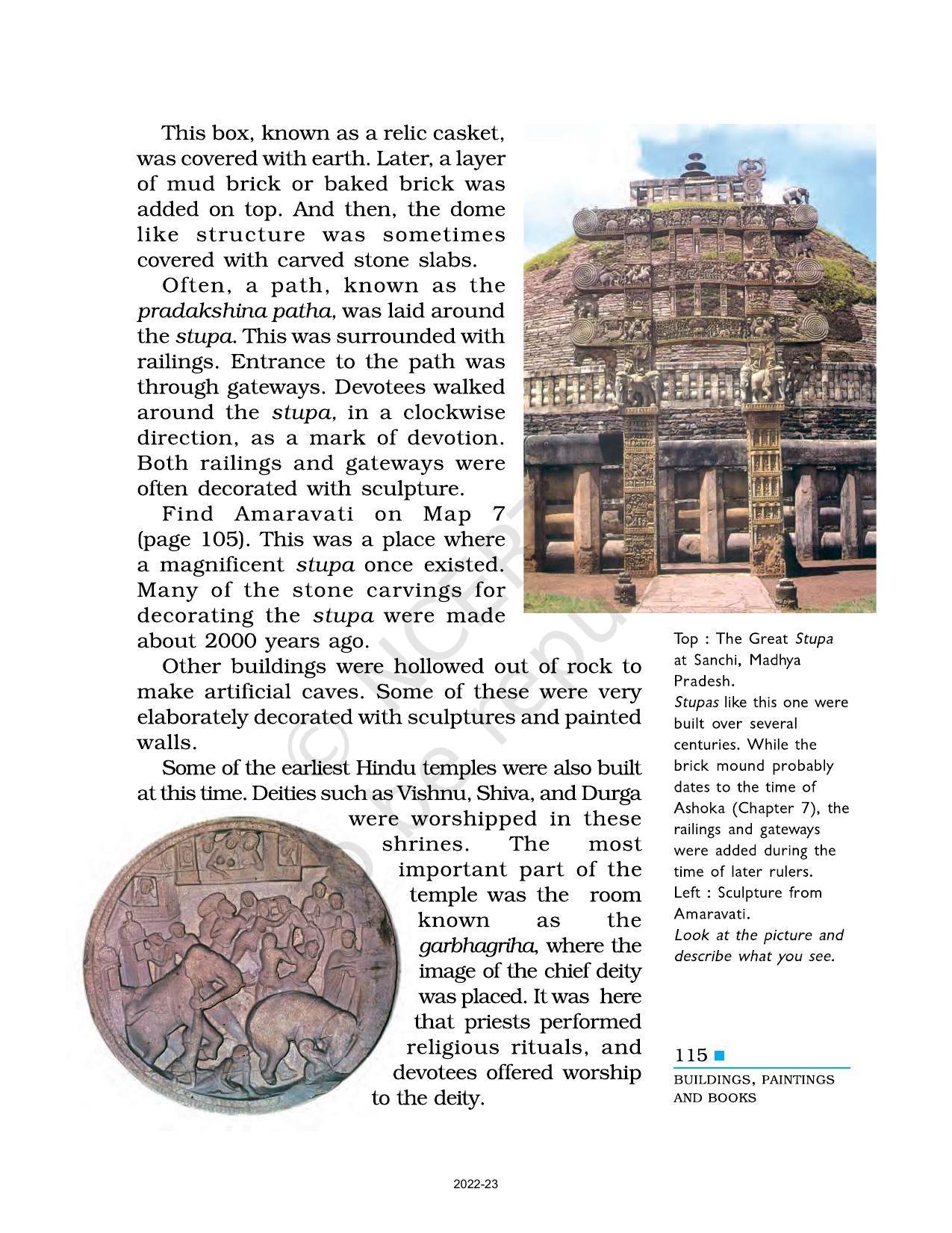 NCERT Book for Class 6 Social Science(History) : Chapter 11-Buildings, Paintings and Books - Page 2
