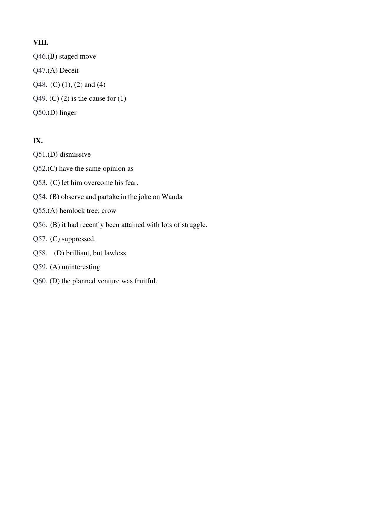 CBSE Class 10 English (Language & Literature) Marking Scheme and Solutions 2021-22 - Page 3