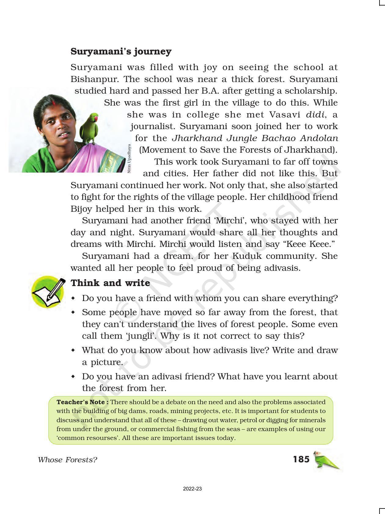 NCERT Book for Class 5 EVS Chapter 20 Whose Forests? - Page 4