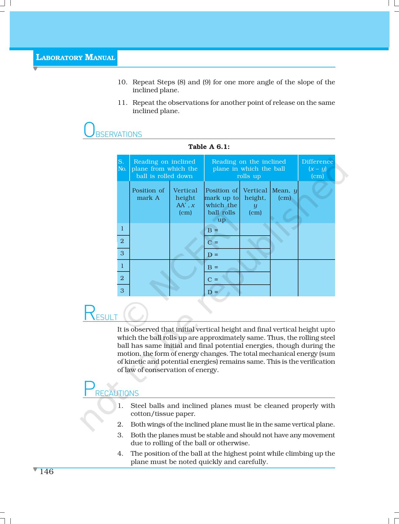 NCERT Laboratory Manuals for Class XI Physics - Activities (6 to 13) - Page 3