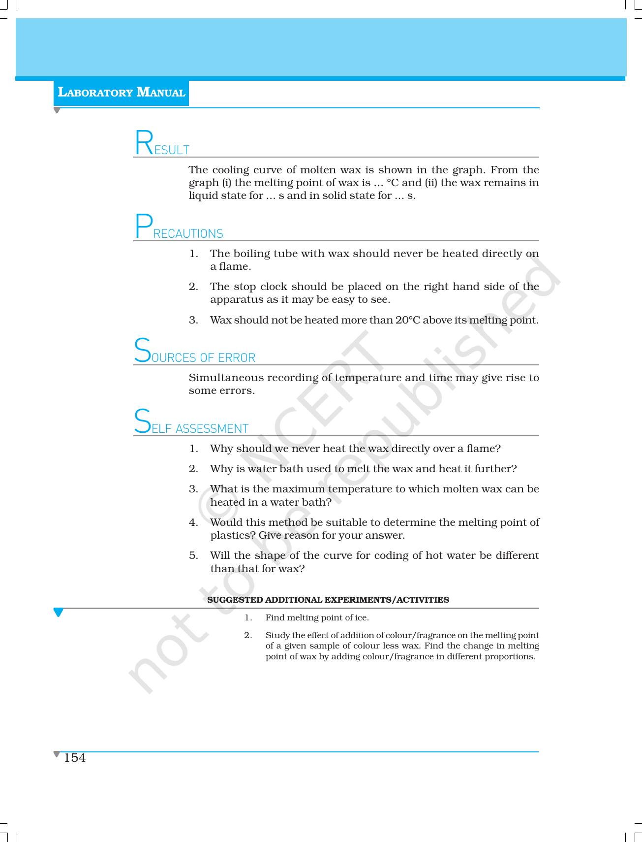 NCERT Laboratory Manuals for Class XI Physics - Activities (6 to 13) - Page 11