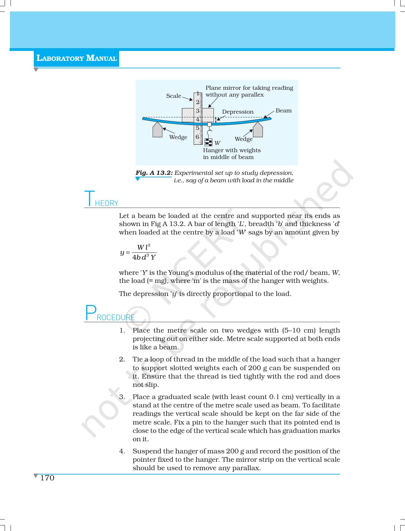 NCERT Laboratory Manuals for Class XI Physics - Activities (6 to 13) - Page 27