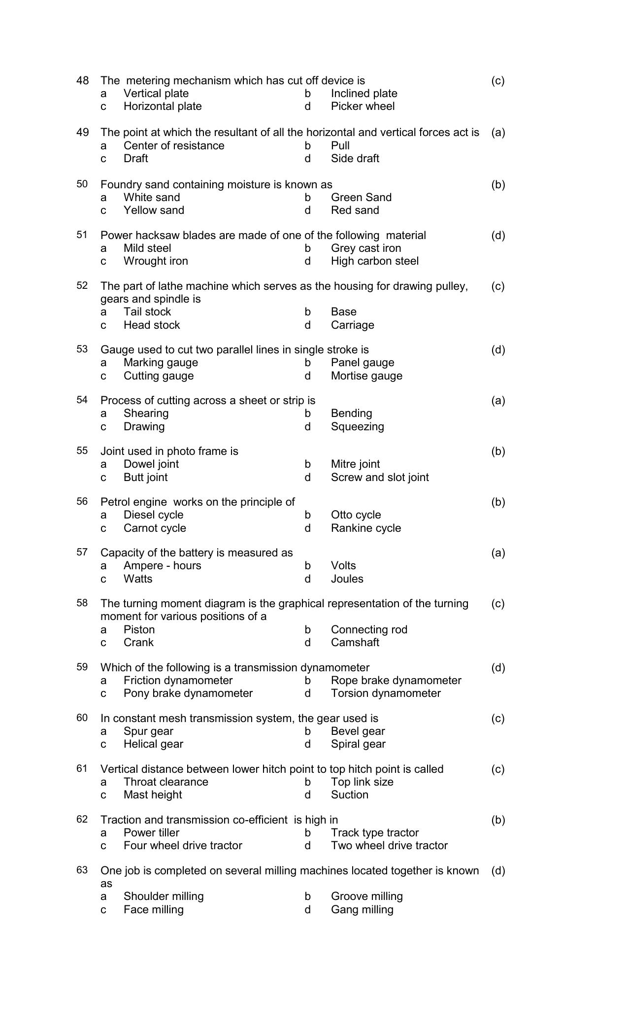 TS AGRICET 2023 Agricultural Engineering PAPER WITH KEY - Page 4