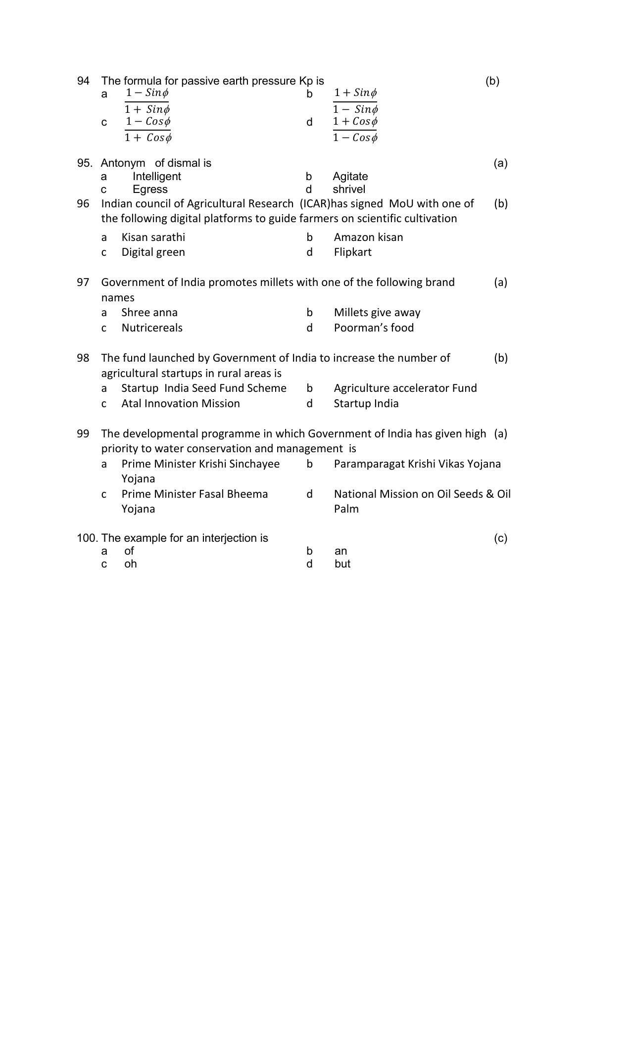 TS AGRICET 2023 Agricultural Engineering PAPER WITH KEY - Page 7