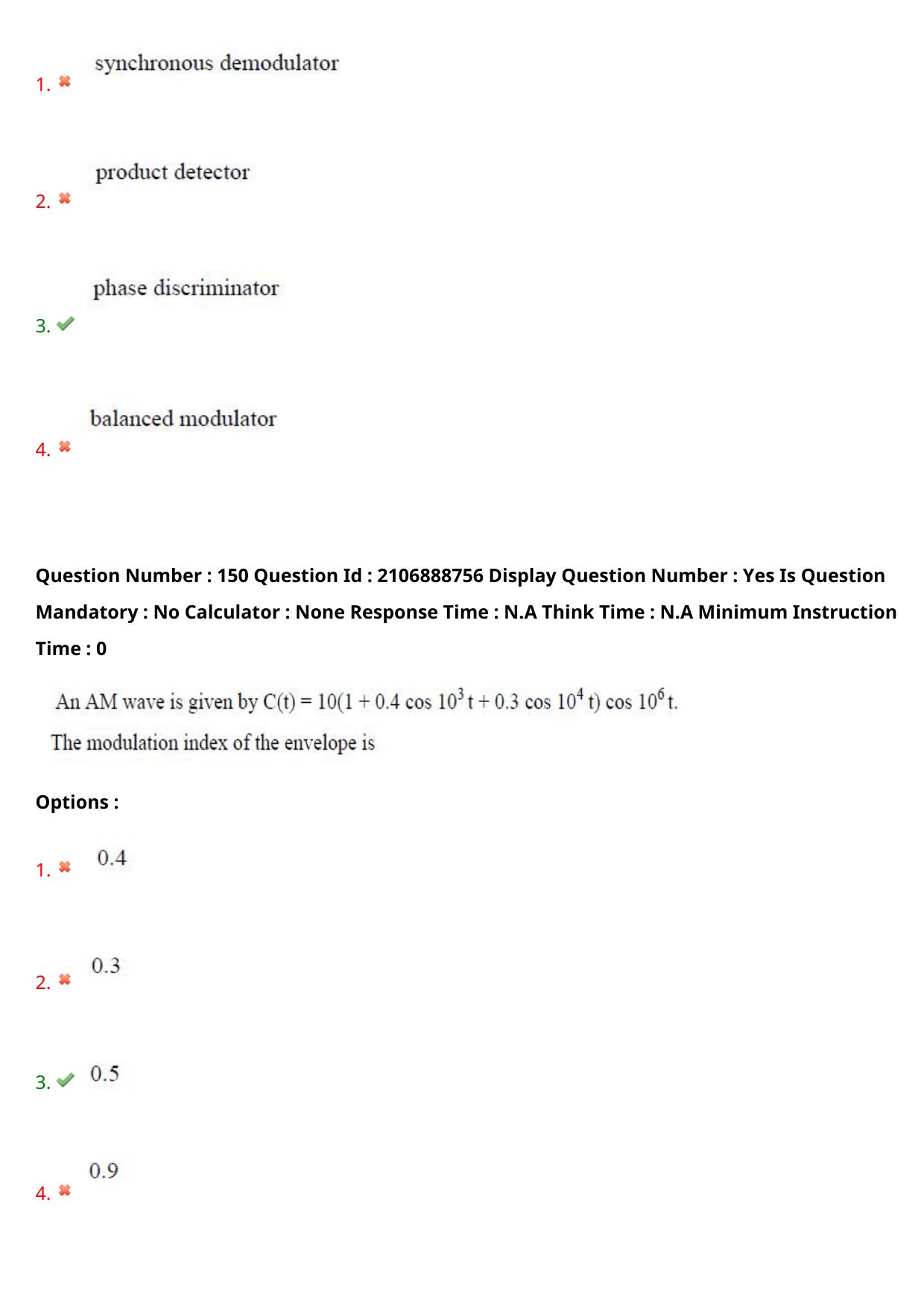 AP ECET 2024 Electronics and Communication Engineering (Shift 2) Question Paper wth Key - Page 95